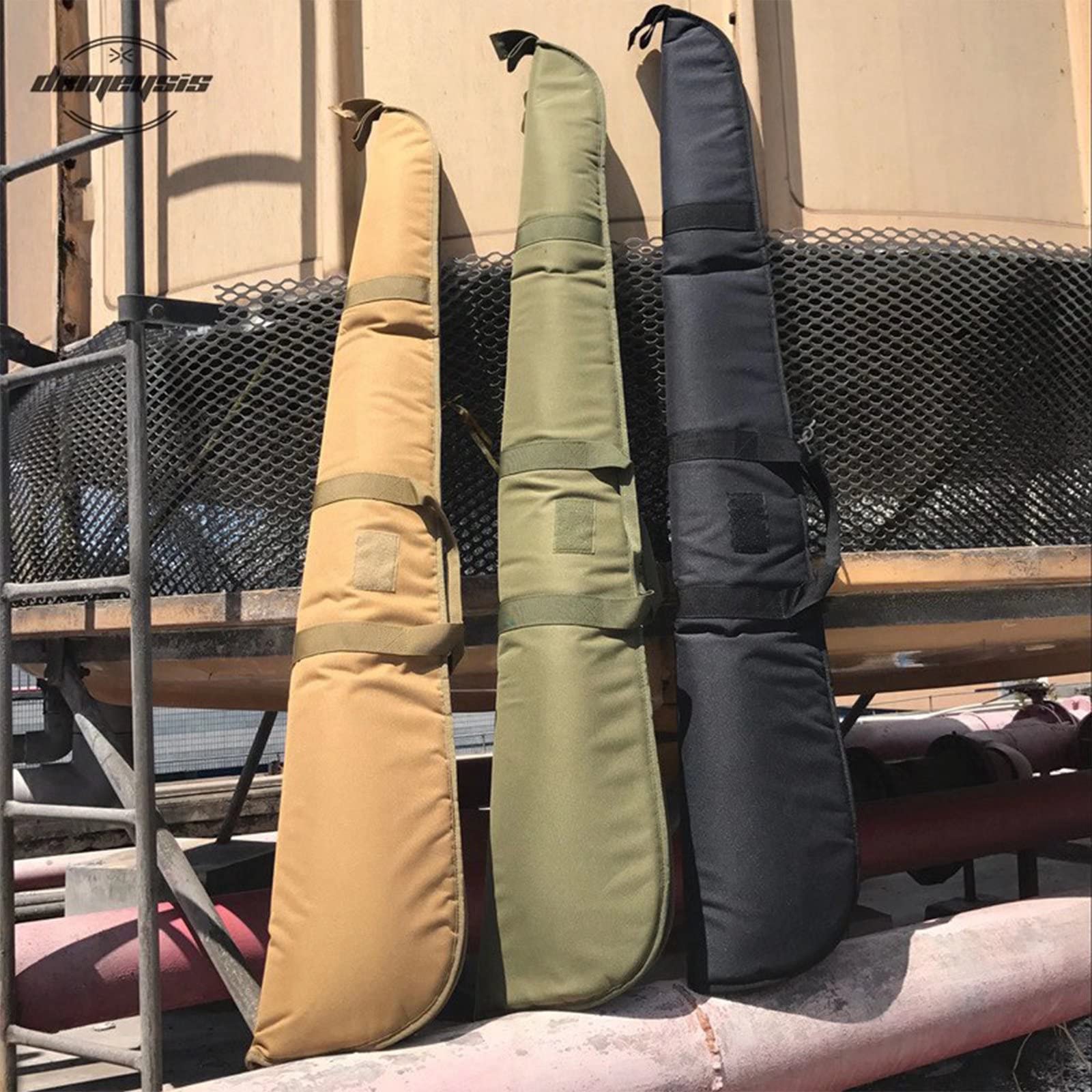Bolsa para Armas, Estuche para Rifles, Armas largas, Estuche para Armas largas, Estuche Acolchado para Pesca, con Correa para el Hombro para Rifles y escopetas de hasta 132 cm Disp