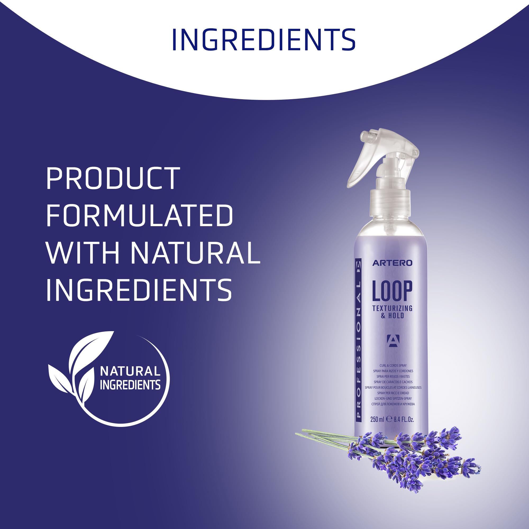 Artero Loop. Balsamo per cani dai capelli ricci. Spray testurizzante e fissante (250 ml)