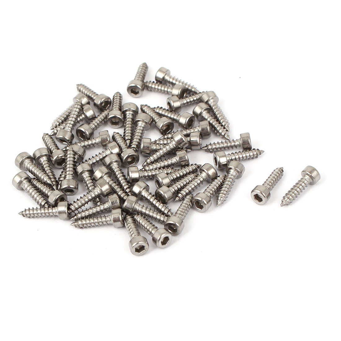 Self-Tapping Screws - M2x6mm Hex Head -2