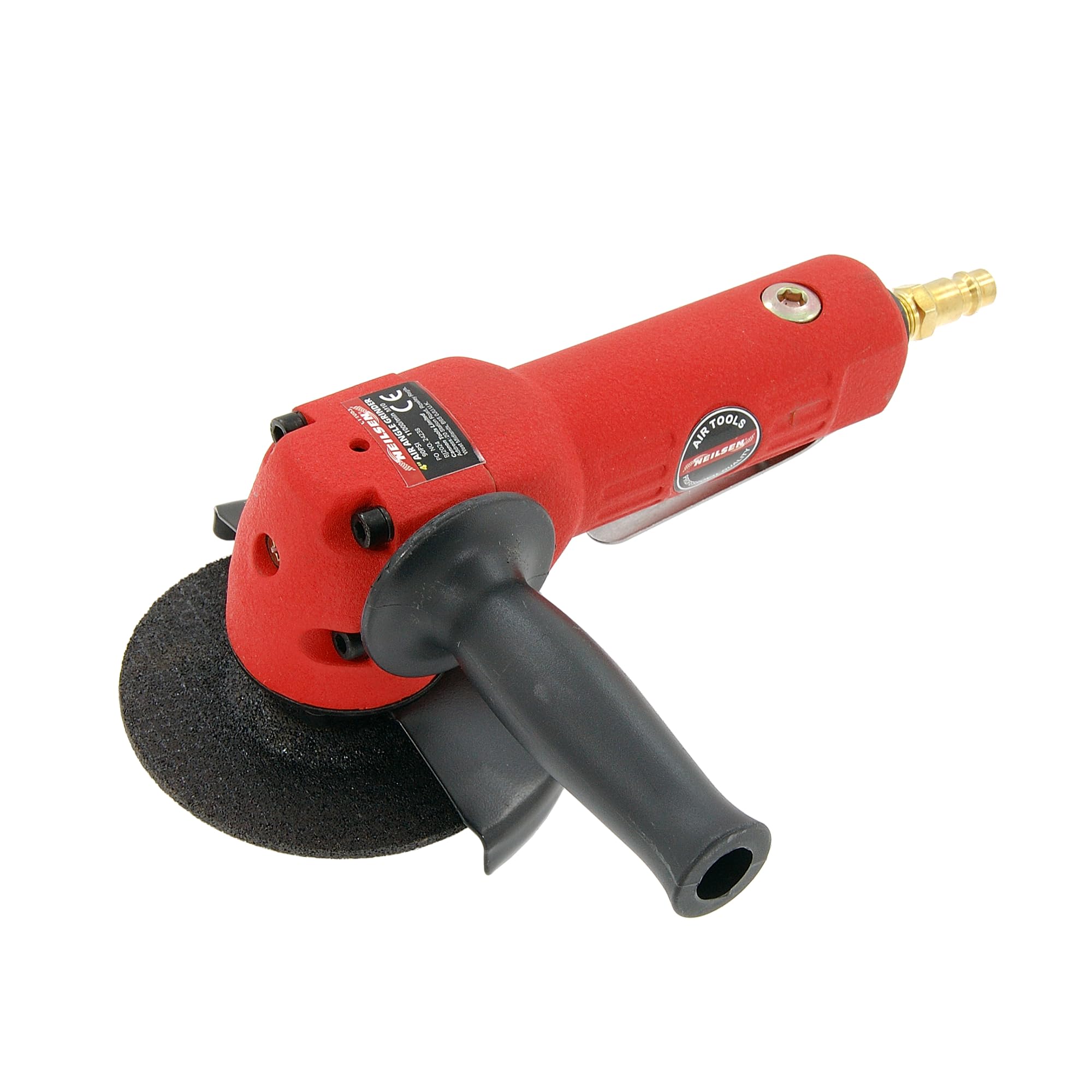 Neilsen Red & Black Ct1083 4-Inch Air Grinder – Lightweight, Compact, 11000 Rpm, 90 Psi, M10 Spindle, Ideal For Grinding, Polishing & Cutting