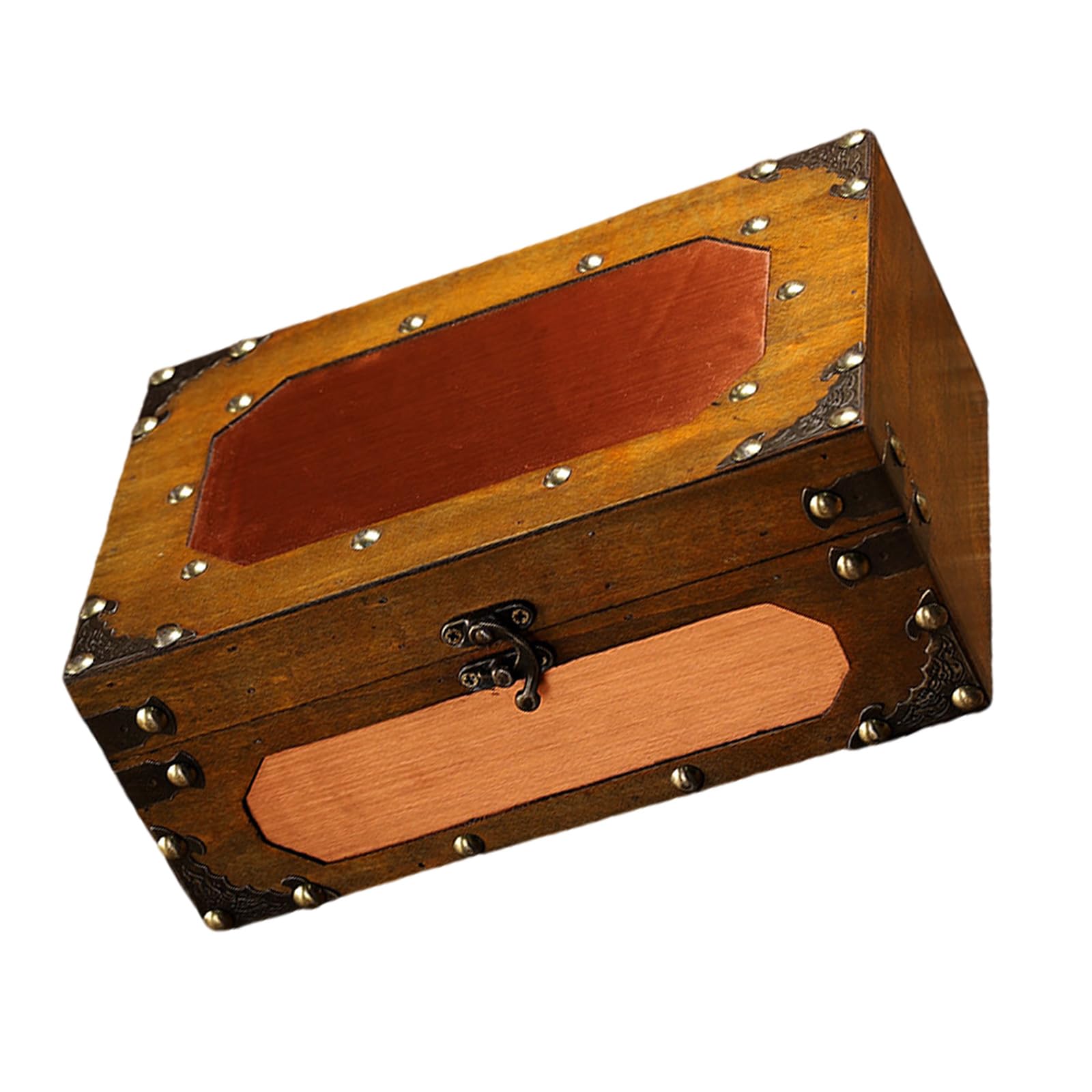 HDOYTXXM Wooden Decorative Box for Jewelry Storage and Display Cabinet Keepsakes Chest with Mechanism Trinket Organiser Antique Keepsakes Storage Box for Jewelry
