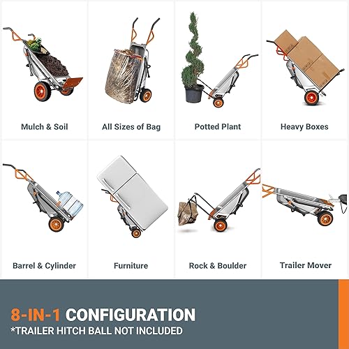 Miniatura 3 de WORX AeroCart - Carretilla multifunción