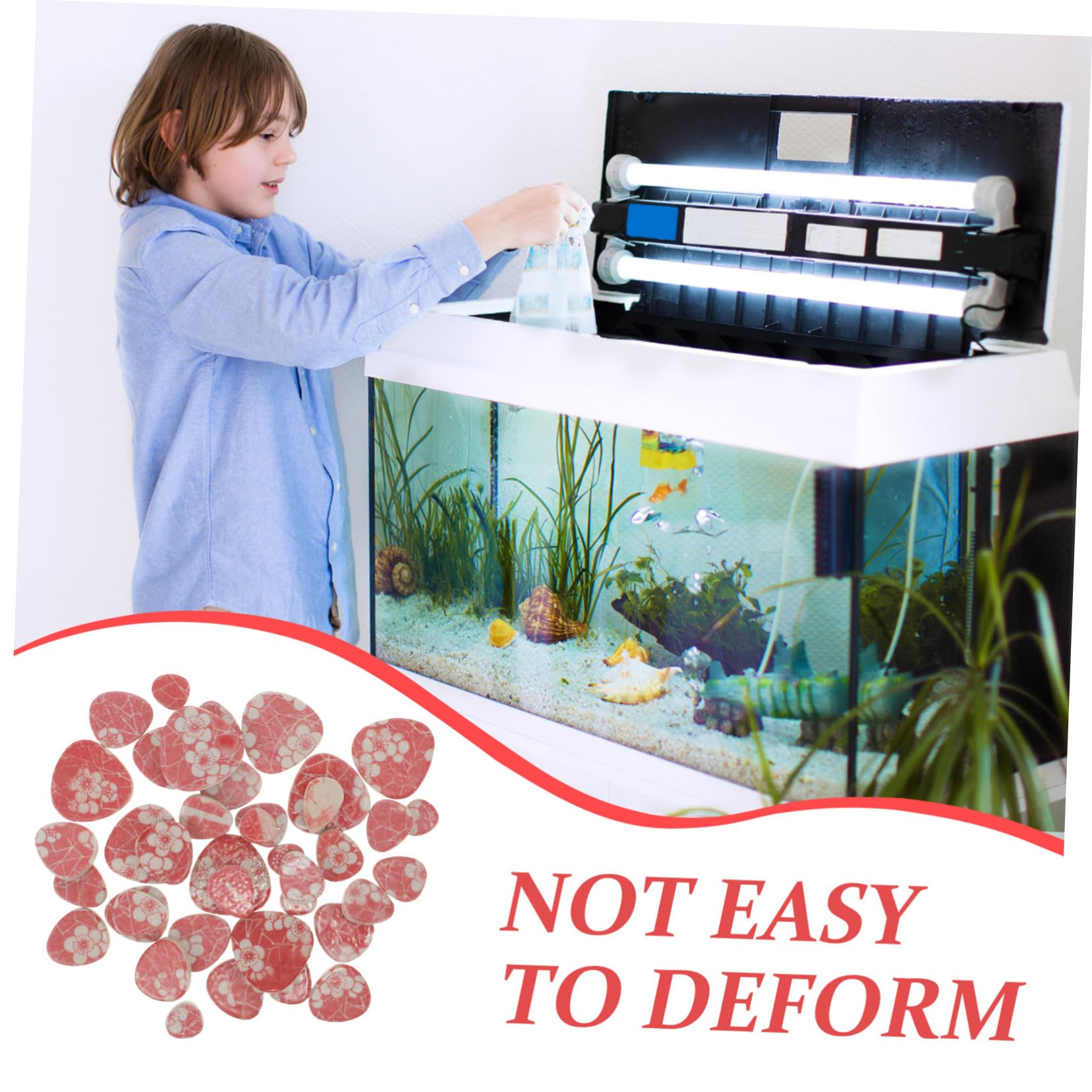 Toddmomy 2stücke Aquarium Deko-kieselsteine Polierte Natursteine Für Pflanzen Und Terrarien Für Aquarien-Dekoration Wasserfeatures Und Gartenwege Langlebig Und