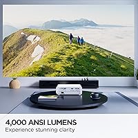 Vista 3 de ViewSonic PX749-4K UHD 4K Gaming Projector Designed for Xbox with 4.2ms Response Time, 4000 ANSI Lumens, H/V Keystone, 1.3x Optical Zoom, and USB C