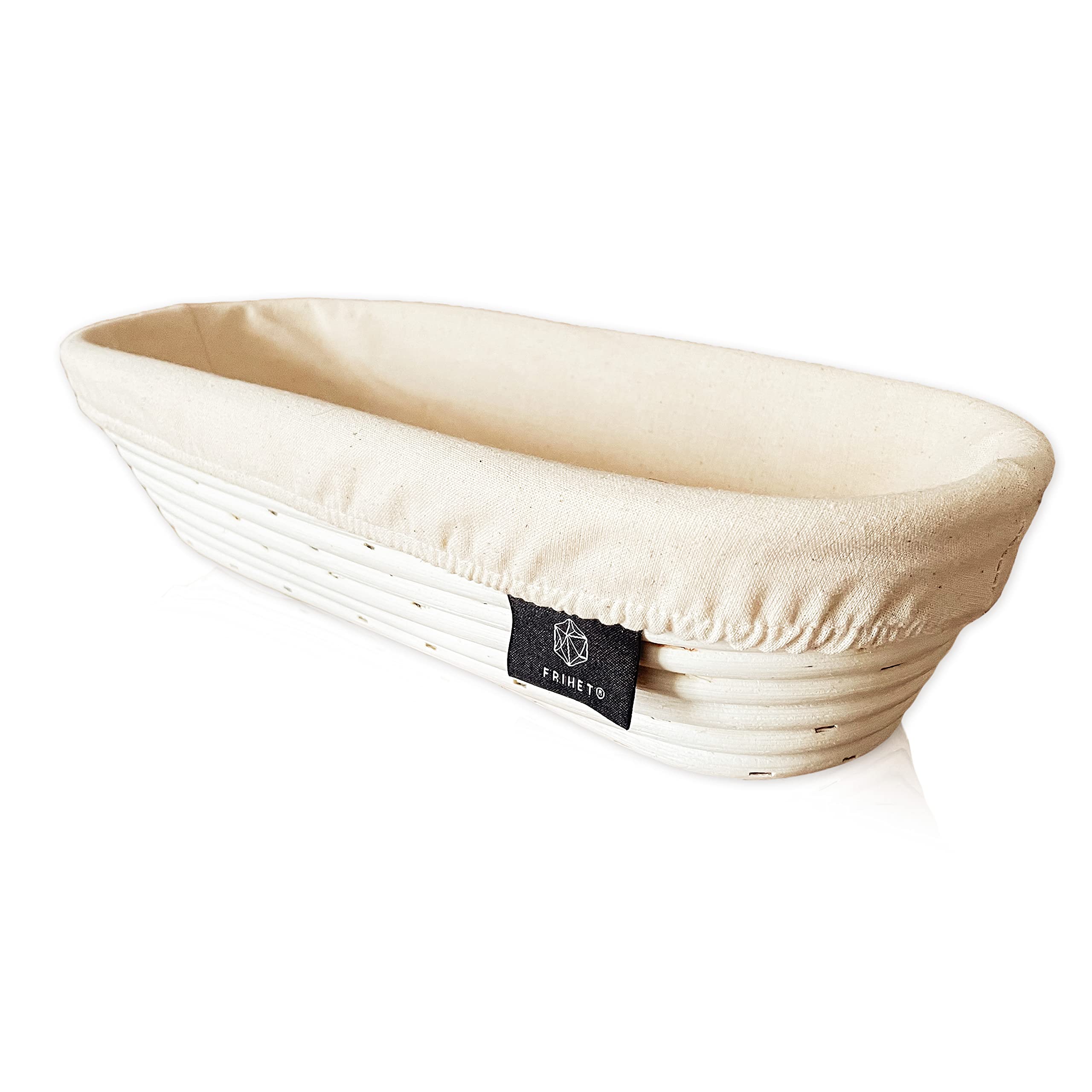 Panier De Fermentation En Rotin Pour Pain - Format Ovale 35 Cm (pour Environ 1kg De Pâte)