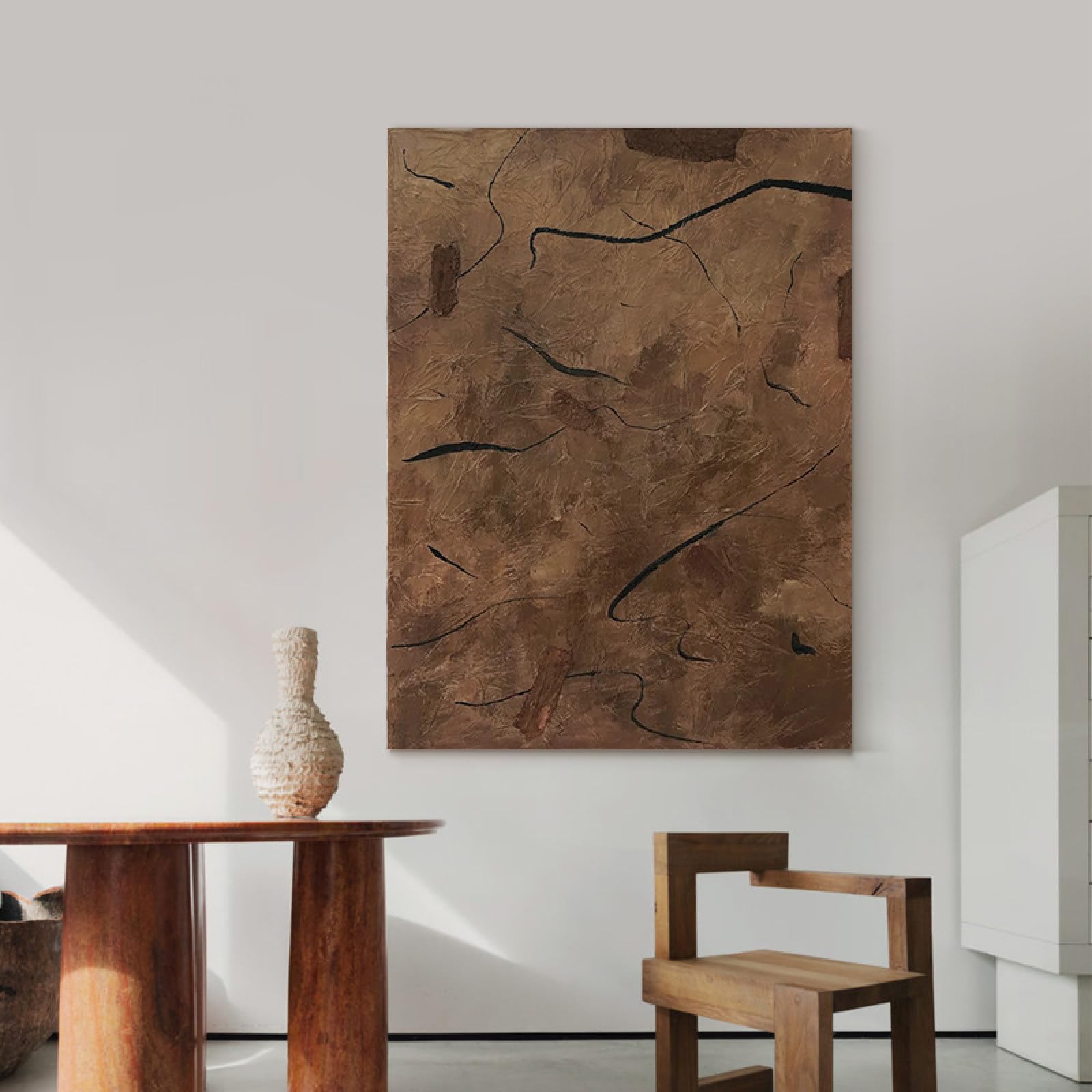 Peinture à l'huile sur toile 70x110 cm pour grand mur de salon