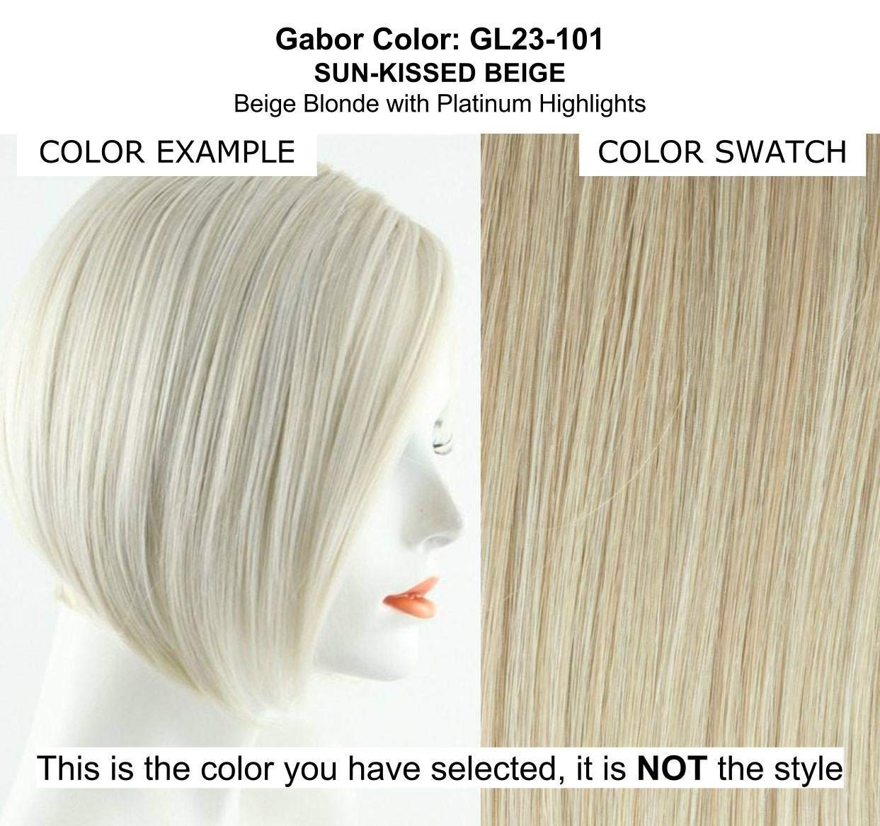 Curl Appeal Wig Color GL 23/101 - Gabor Wigs 10" Length Smooth Spiral Curls Lace Front Curly Fluff Flexlite Synthetic Bundle MaxWigs Hairloss Booklet