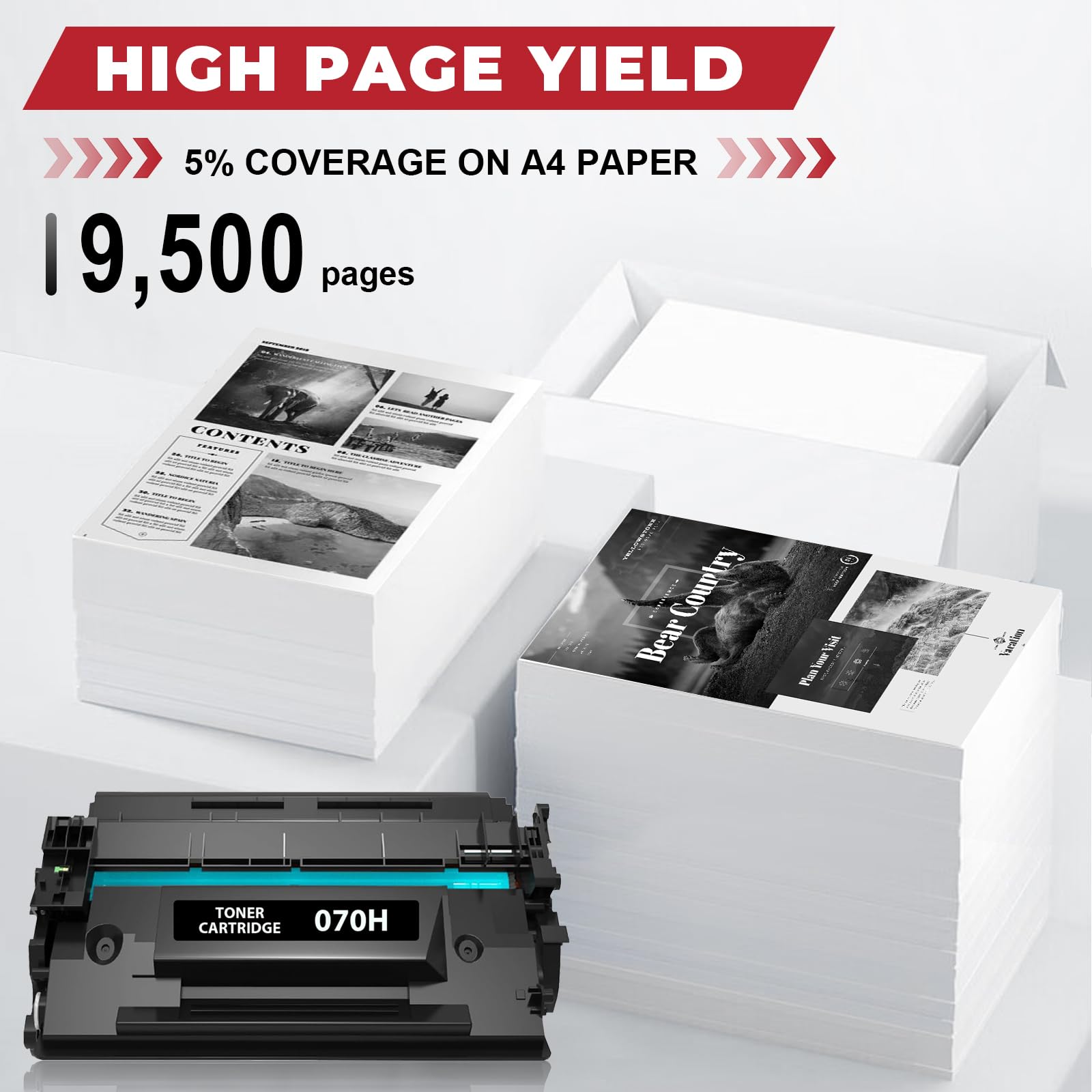Amazon.com: 070H Toner Cartridge 070 CRG-070 Black Toner High