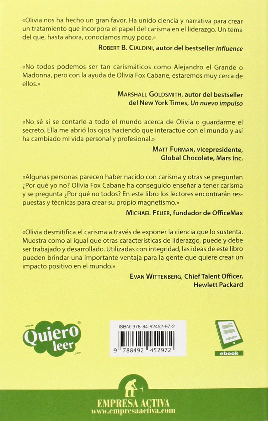 El Mito del Carisma = The Charisma Myth: Cómo cualquier persona perfeccionar el arte del magnetismo personal (Gestión del conocimiento)
