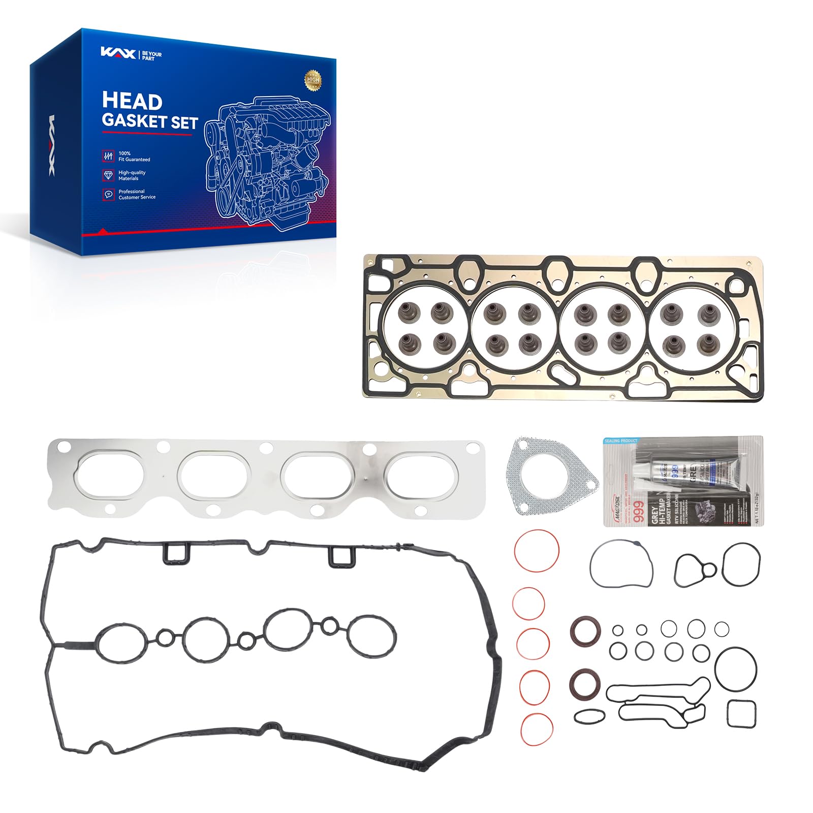 KAX Head Gasket Set Fit for Cruze 2011-2014 1.8L, Sonic 2012-2014 1.8L