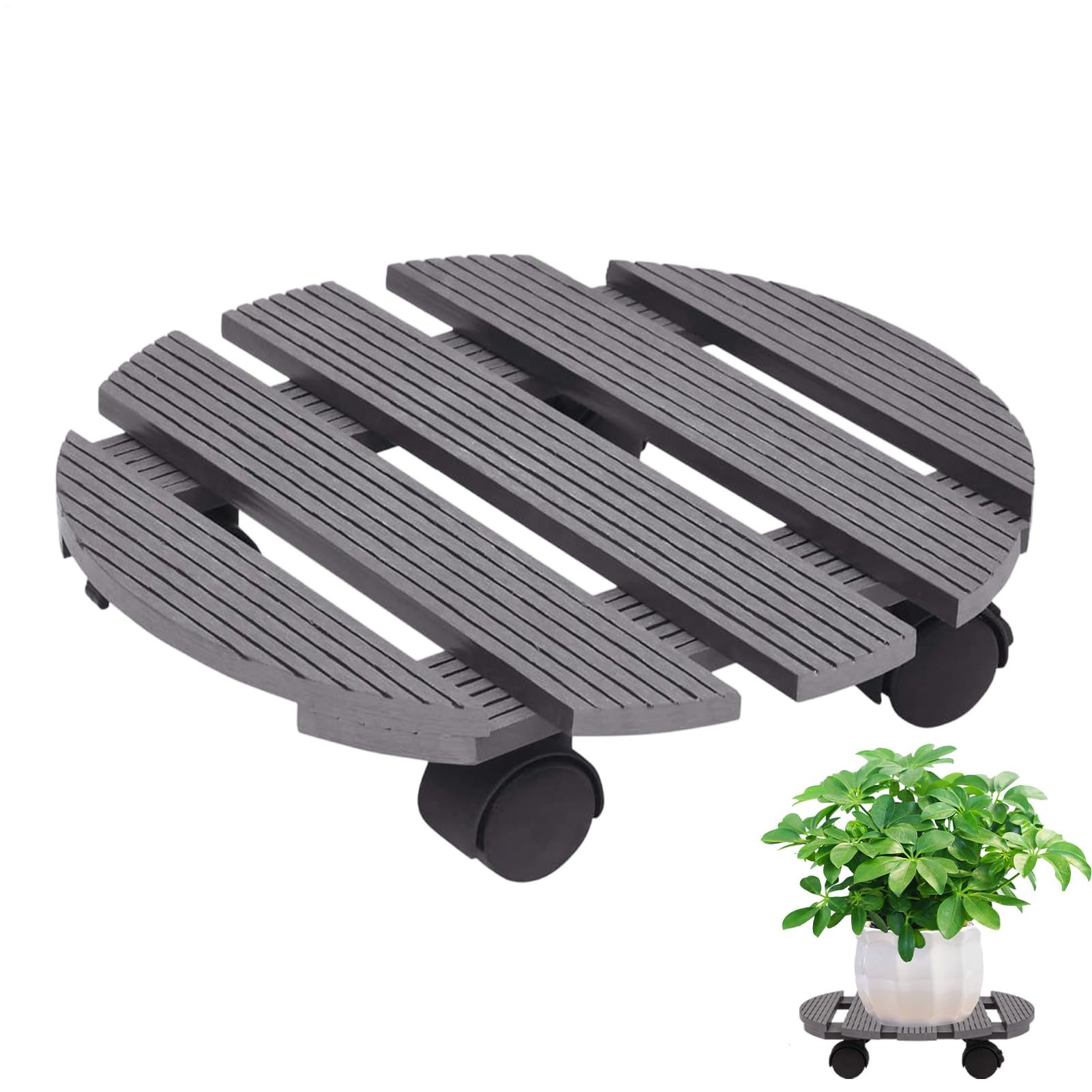 Carrello portapiante con ruote Resistente Impermeabile con Ruote