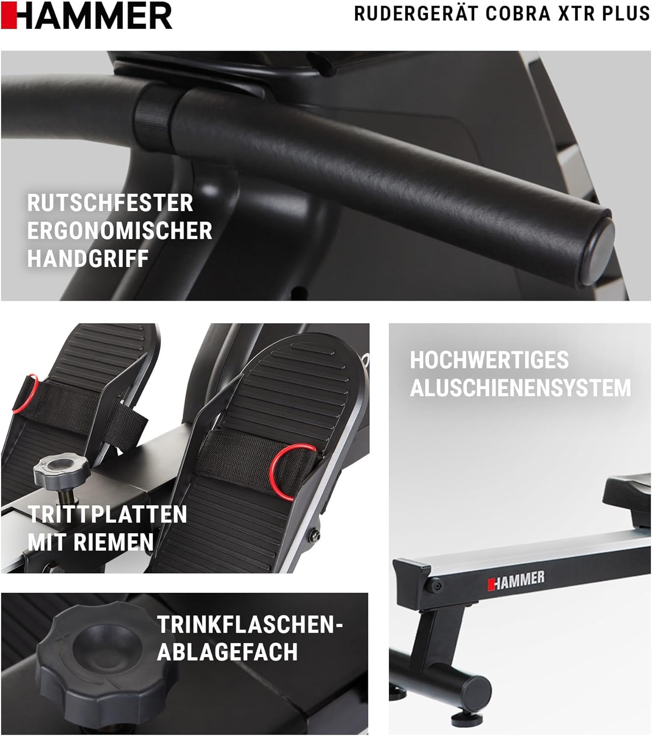 HAMMER Cobra 4532 XTR Plus II Rower Details