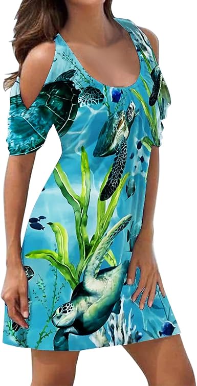 amazon cold shoulder dresses