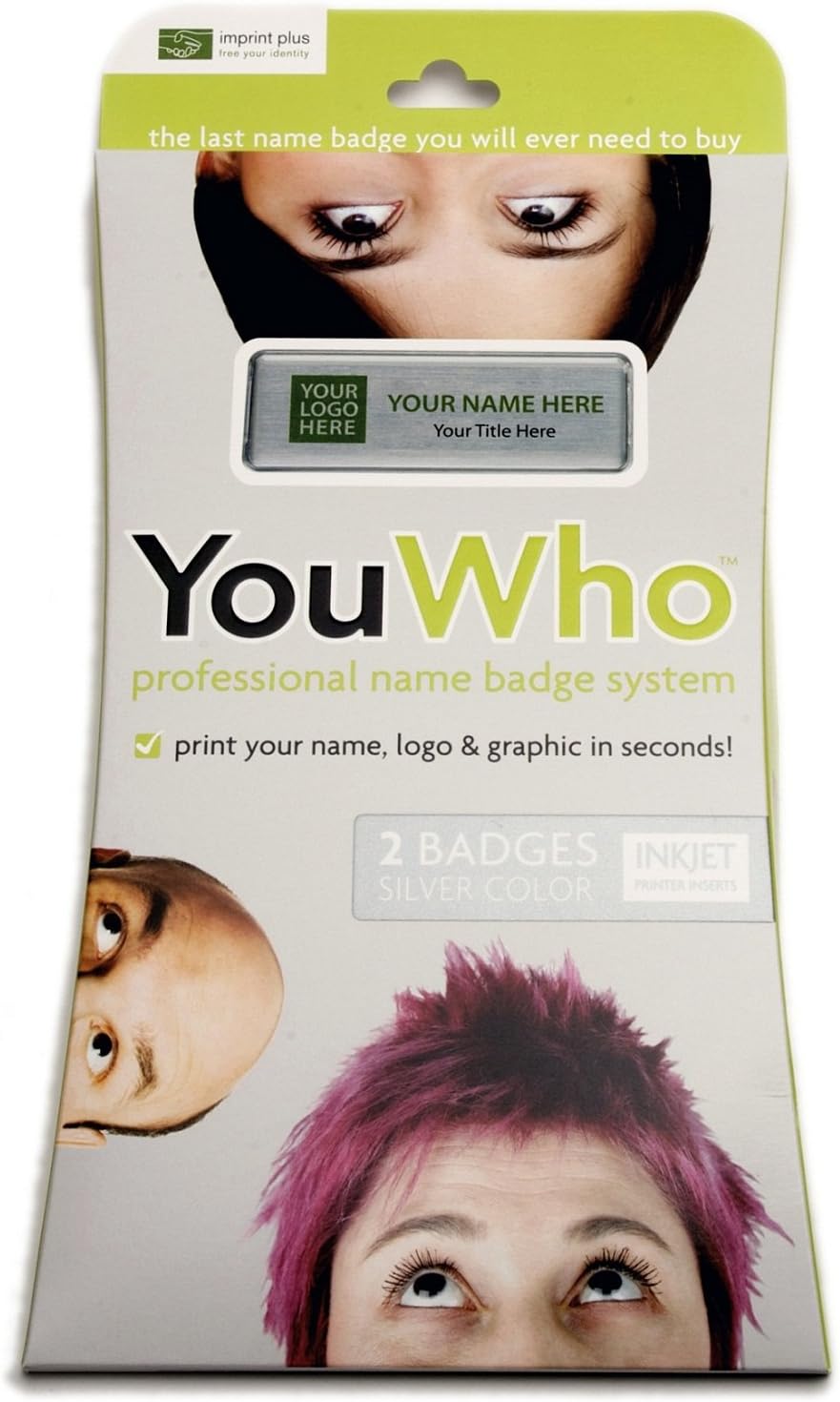 YouWho 1"x3" 2pcs Silver Kit,Inkjet