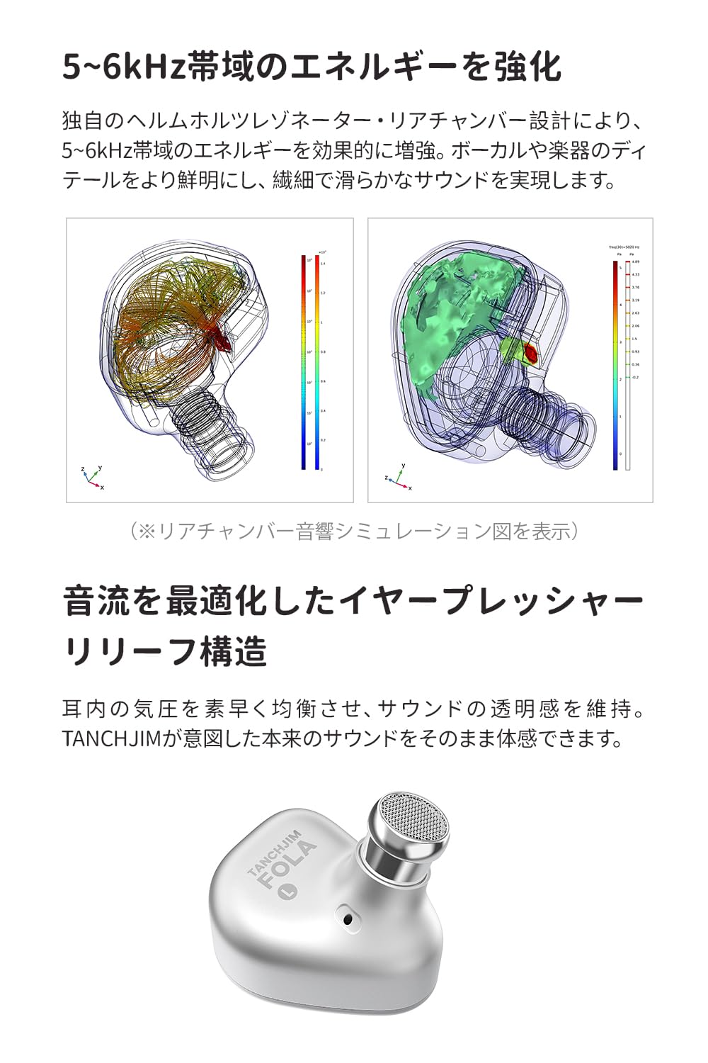 Amazon.co.jp: TANCHJIM FOLA Professional In-Ear Monitors | Low
