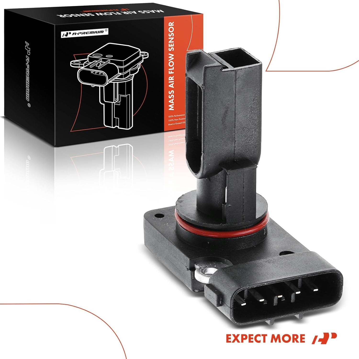A-Premium Mass Air Flow Sensor Compatible with Chevrolet Silverado 2500 HD Express Kodiak GMC Sierra 2500 HD Savana 2500 3500 C4500 Topkick