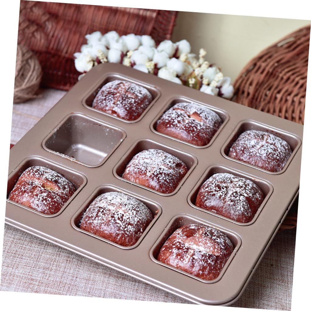 Moule à Gâteau Carré Antiadhésif Cavités Acier Écologique Pratique pour Pâtisserie Maison et Professionnelle