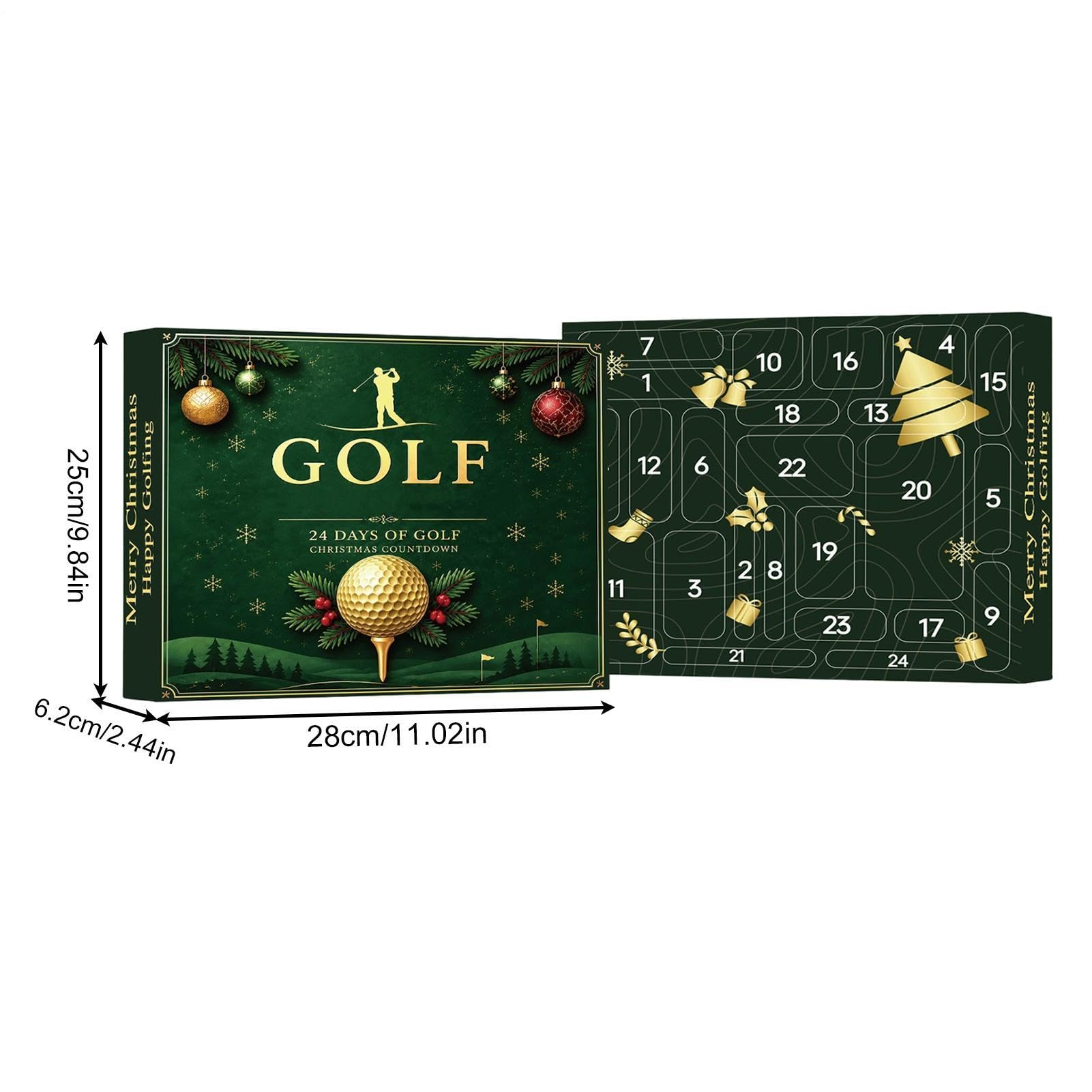 Calendario 'Avvento di Natale con Countdown Riparatori Divot da Golf,
