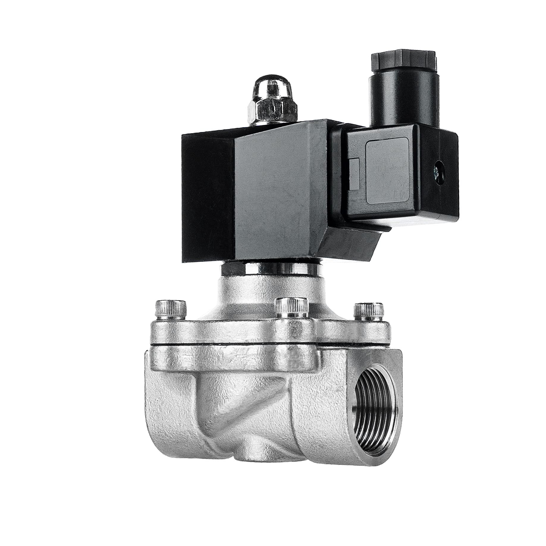 FSA Elettrovalvola in Acciaio Inox 304 3/4" 24V DC 0-10 bar EPDM normalmente chiusa