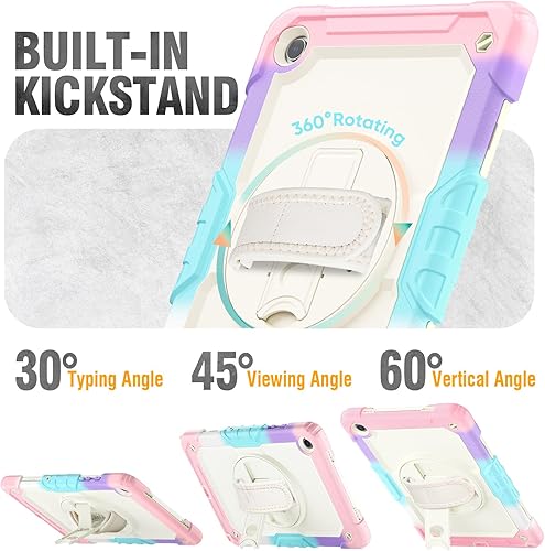 Miniatura 107 de HXCASEAC Funda para Samsung Galaxy Tab S6 Lite de 10,4 pulgadas, protectora con protector de pantalla/correa de mano/soporte para bolígrafo S, a