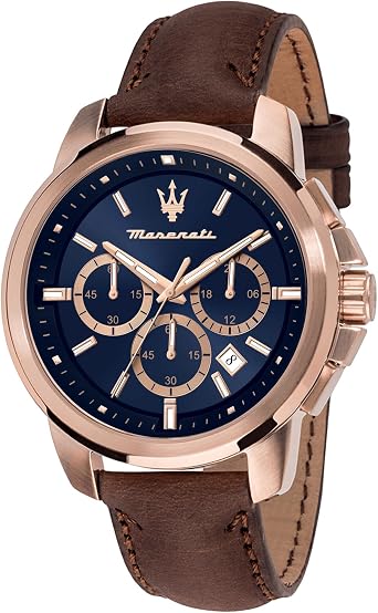 Maserati Men's Watch, Chronograph, Analog, 44 mm, Limited Edition SUCCESSO Collection - R8871621040
