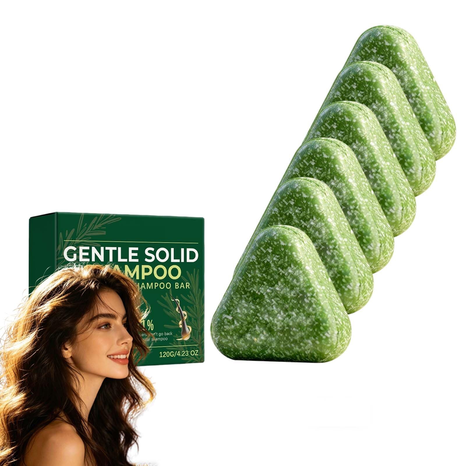 Shampoo solido fortificante anti-caduta con rosmarino e aminoacidi, cura a base di erbe eco-friendly cuoio capelluto, lavaggio idratante delicato, supporto volumizzante naturale per capelli sottili