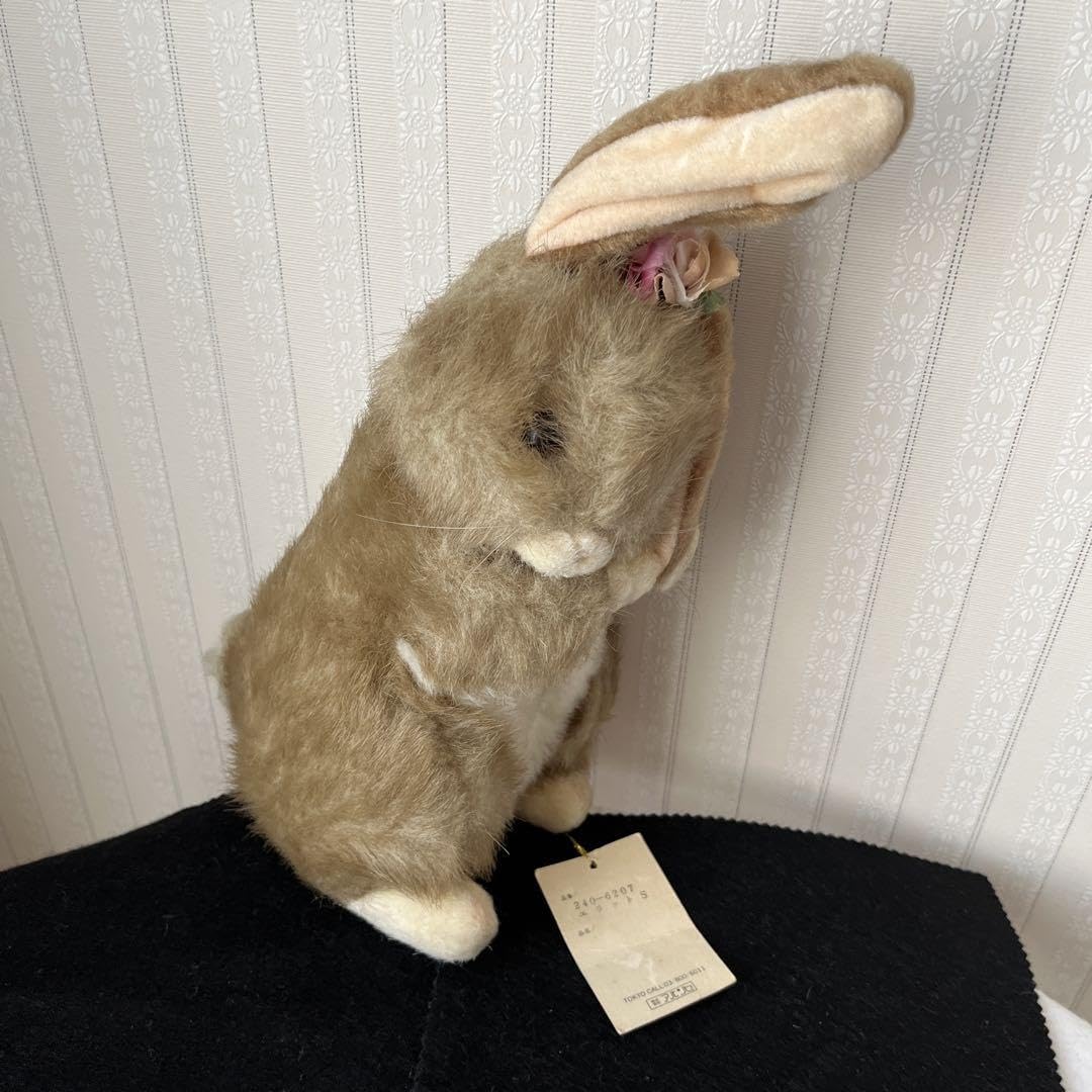 うさぎ ぬいぐるみ おうめ レトロ Yahoo!オークション - 【昭和レトロ】1985年 うさぎ おうめ