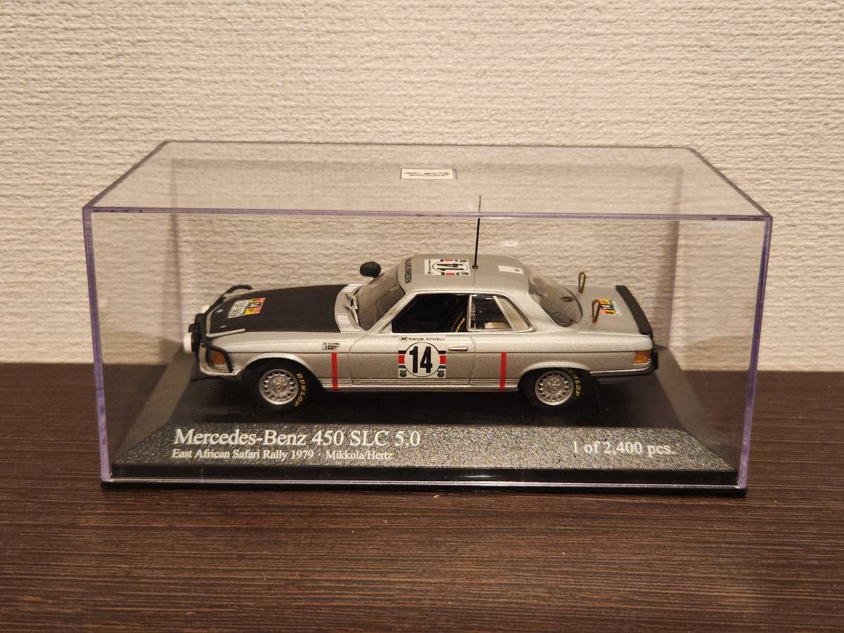 Minichamps 1/43 メルセデスベンツ Mercedes Benz 450 SLC 5.0 1979 Safari Rally  S0026 MINICHAMPS MERCEDES BENZ 450 SLC 5.0 #6 MIKKOLA - HERTZ