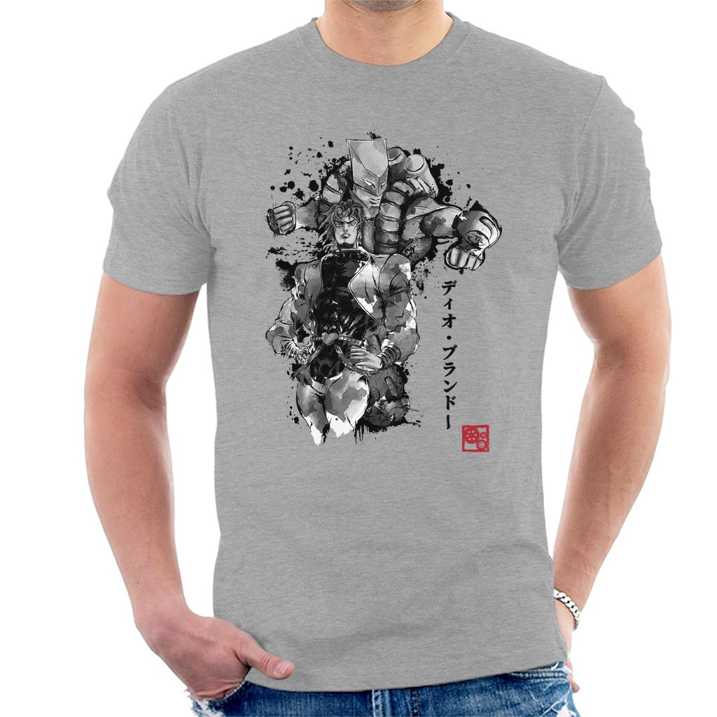 Jojos Bizarre Adventure Za Warudo Sumie Men's T-Shirt Heather Grey