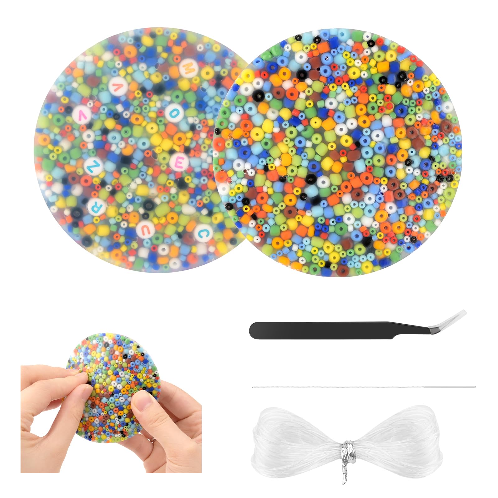 BOUBONI Picking Pad 2 Pack Skin Picking Fidget Toys Sensory Pick Pads Toy for ADHD Dermatillomania Trichotillomania Anxiety Stress Relief for Adults and Kids (Mixed Colors)