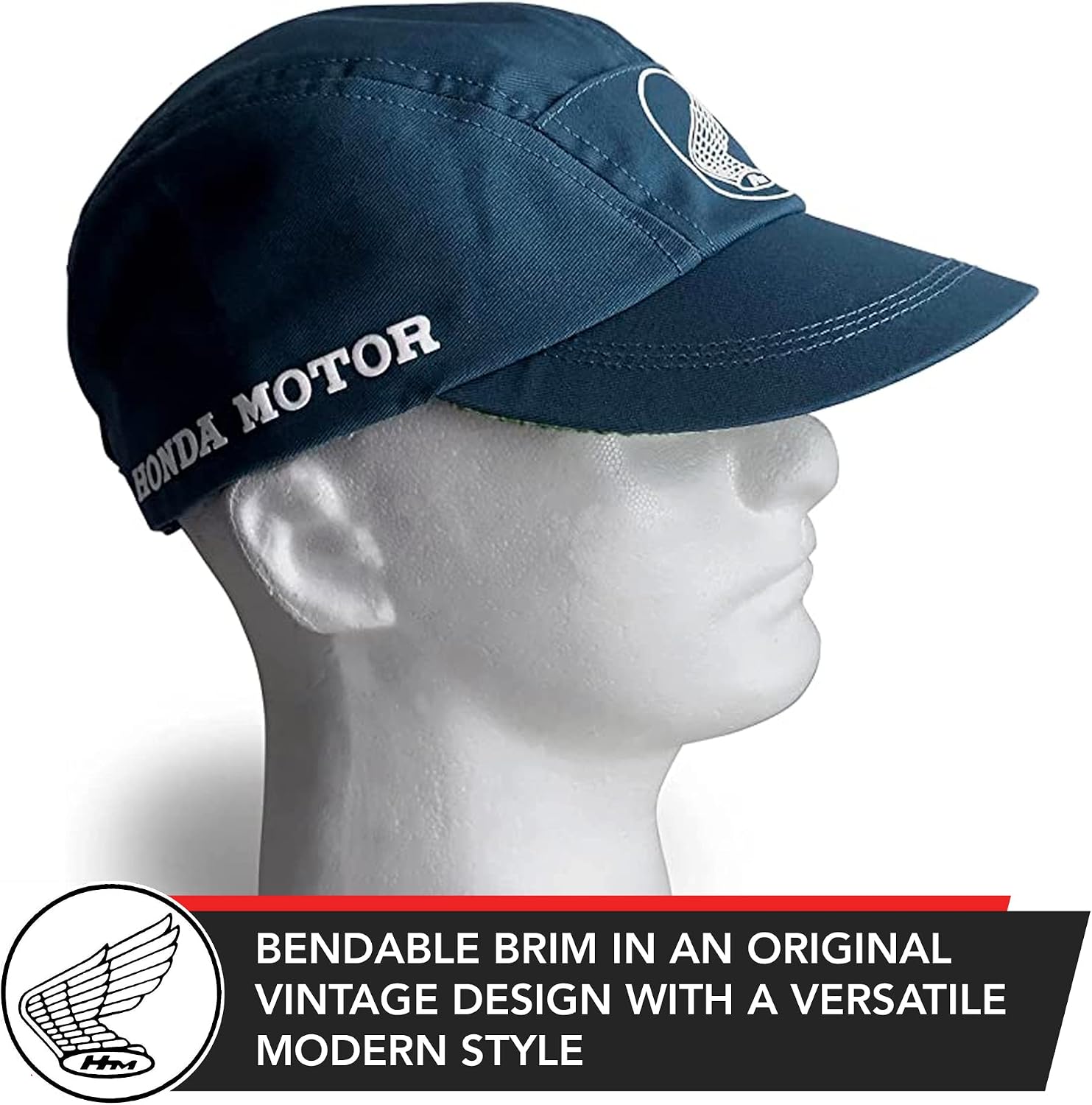 Vintage Culture - Officially Licensed Honda Racing Replica 1964 Mechanics Hat, Motorsports Apparel for Men & Women