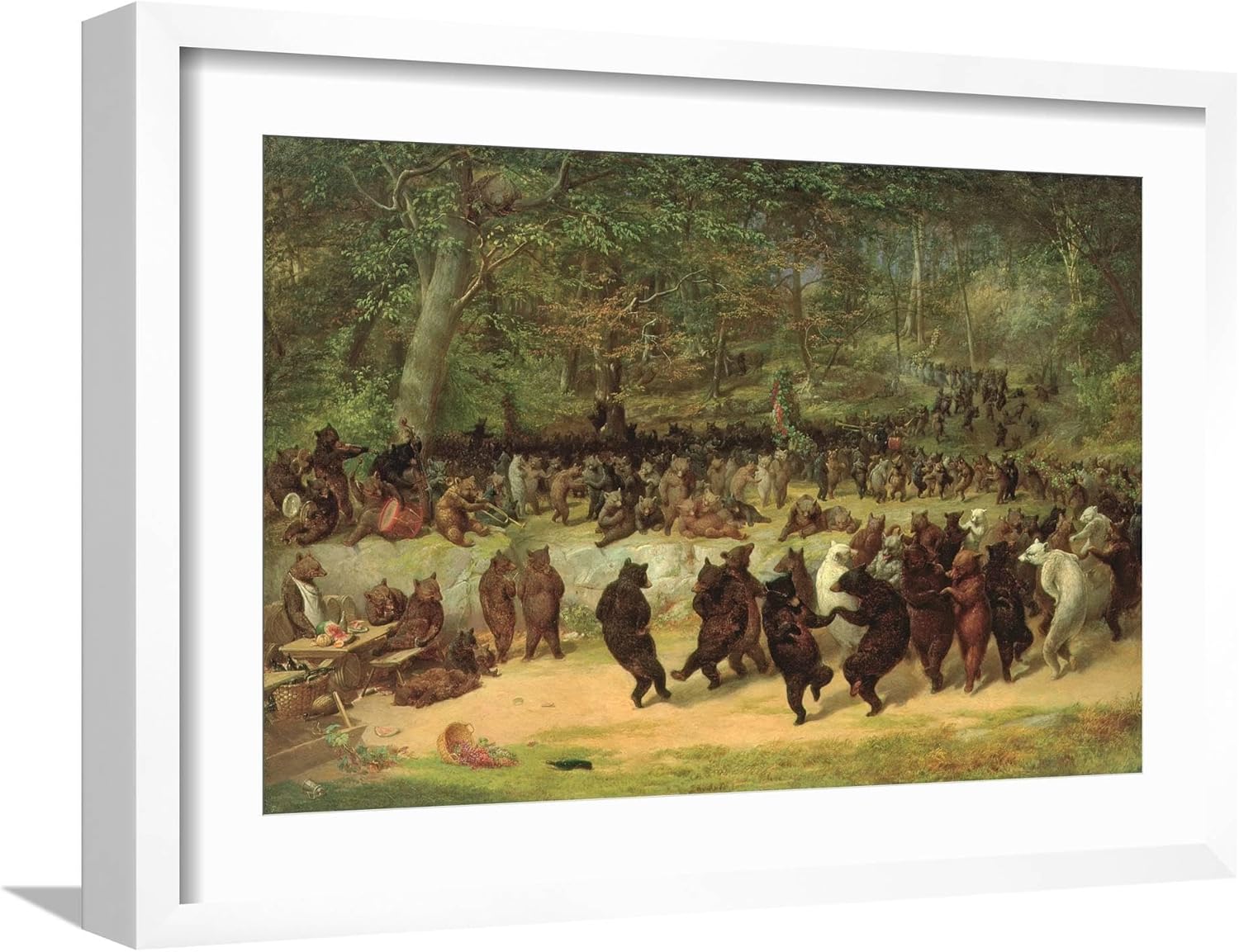 ART.COM Wall Art Print The Bear Dance by William Holbrook Beard, 36" x 24"