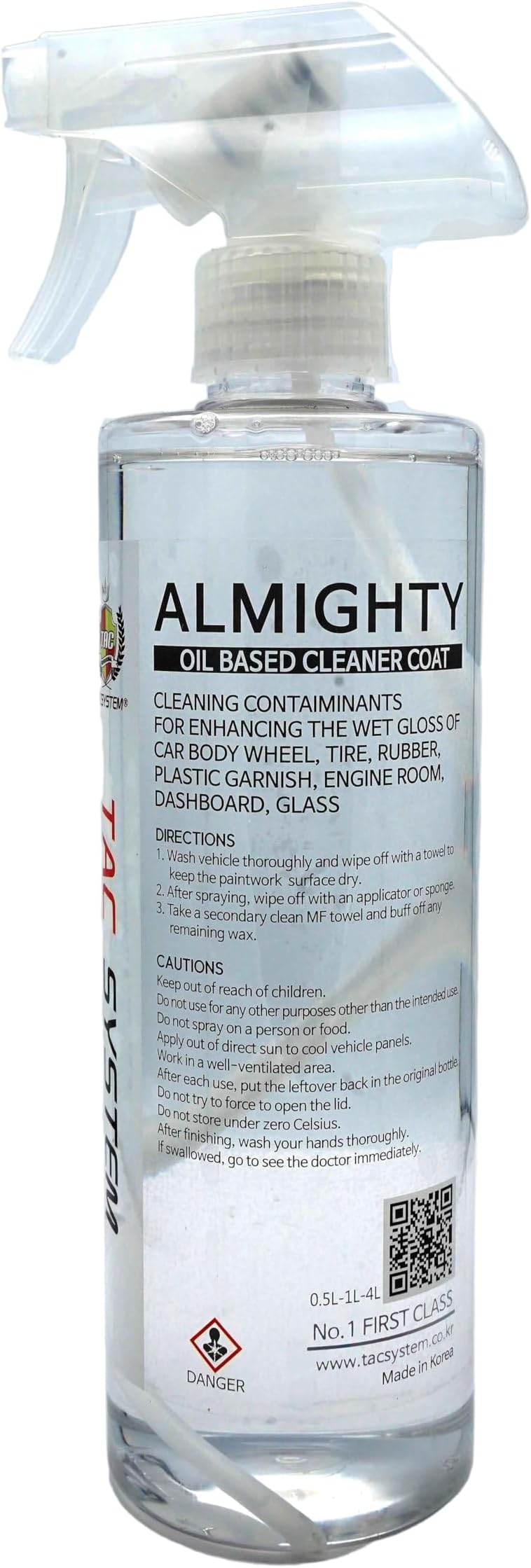 Almighty All-Purpose Car Surface Cleaner (16 oz) – Versatile Cleaner for Interiors & Exteriors