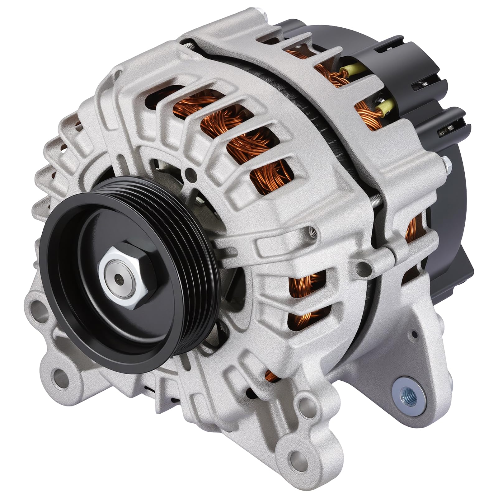 BDFHYK 180A Alternator for Audi S5 4.2L V8 2008-2010, 11424N