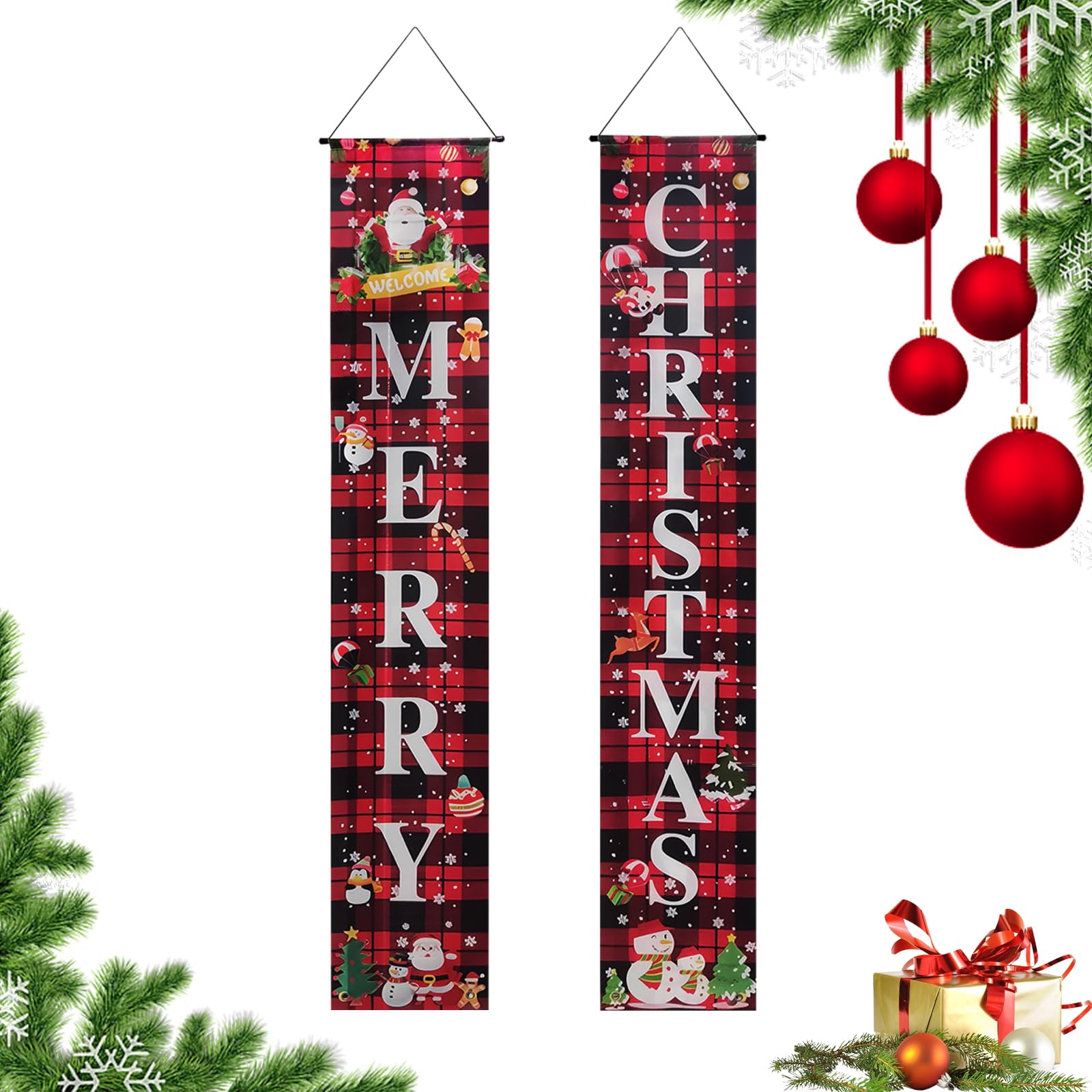 Décorations de Noël pour l'extérieur faciles à installer pour sublimer votre entrée