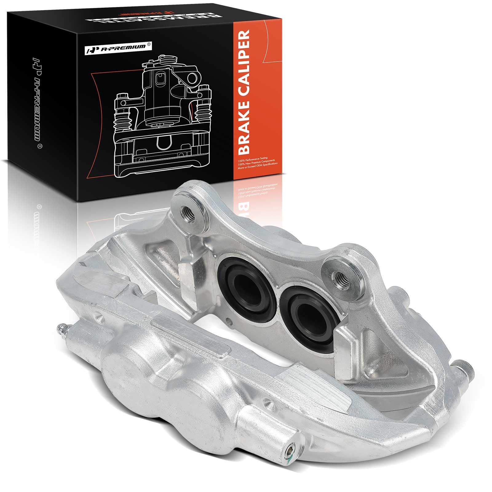 A-Premium Disc Brake Caliper Assembly Without Bracket Compatible with BMW 318i, 320i, 328d, 328i, 330e, 330i, 335i GT xDrive, 340i, 430i, 435i, 440i, 220i, 228i, 230i, 118i, 120i - Front Passenger