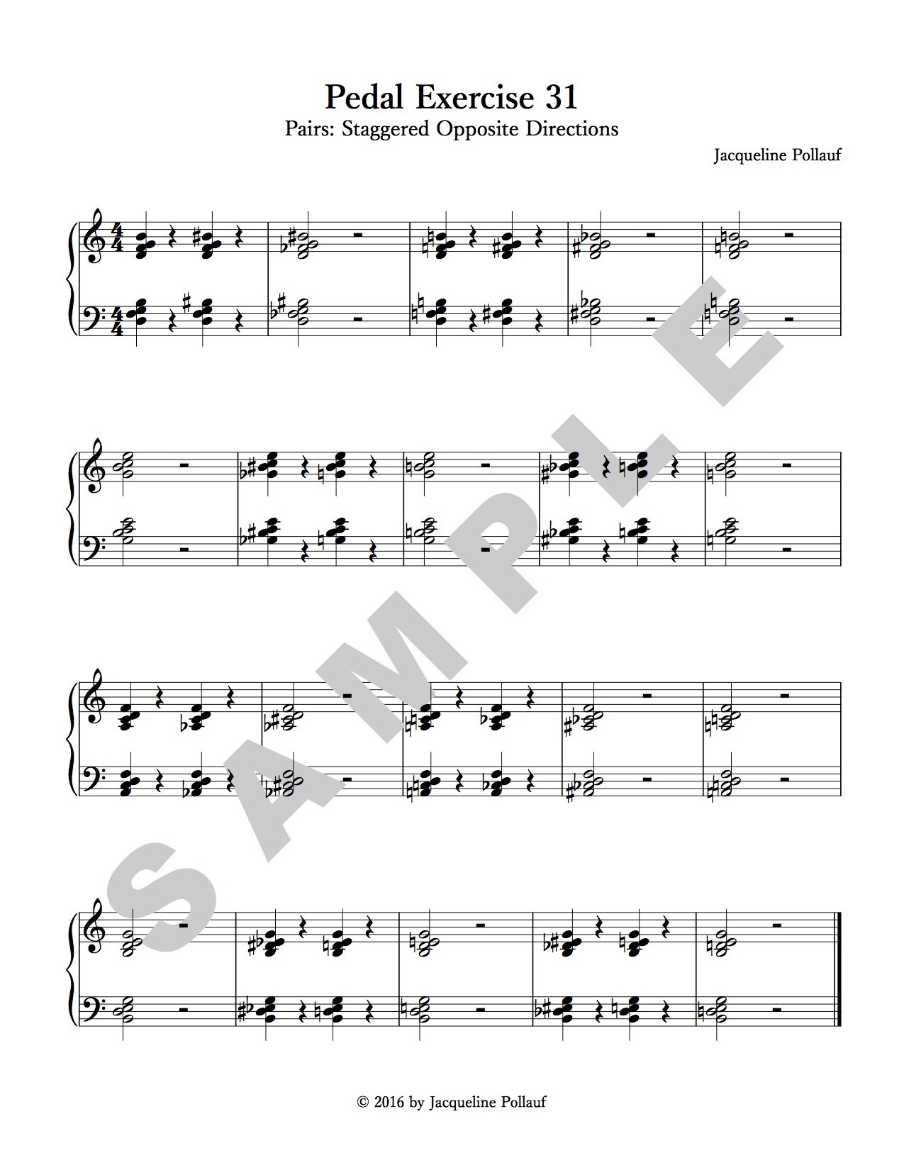 Pedal Exercises for Harp - Image 6