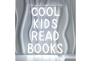 Cool Kids Read Books Neon Sign: A Luminous Beacon for Young Bookworms