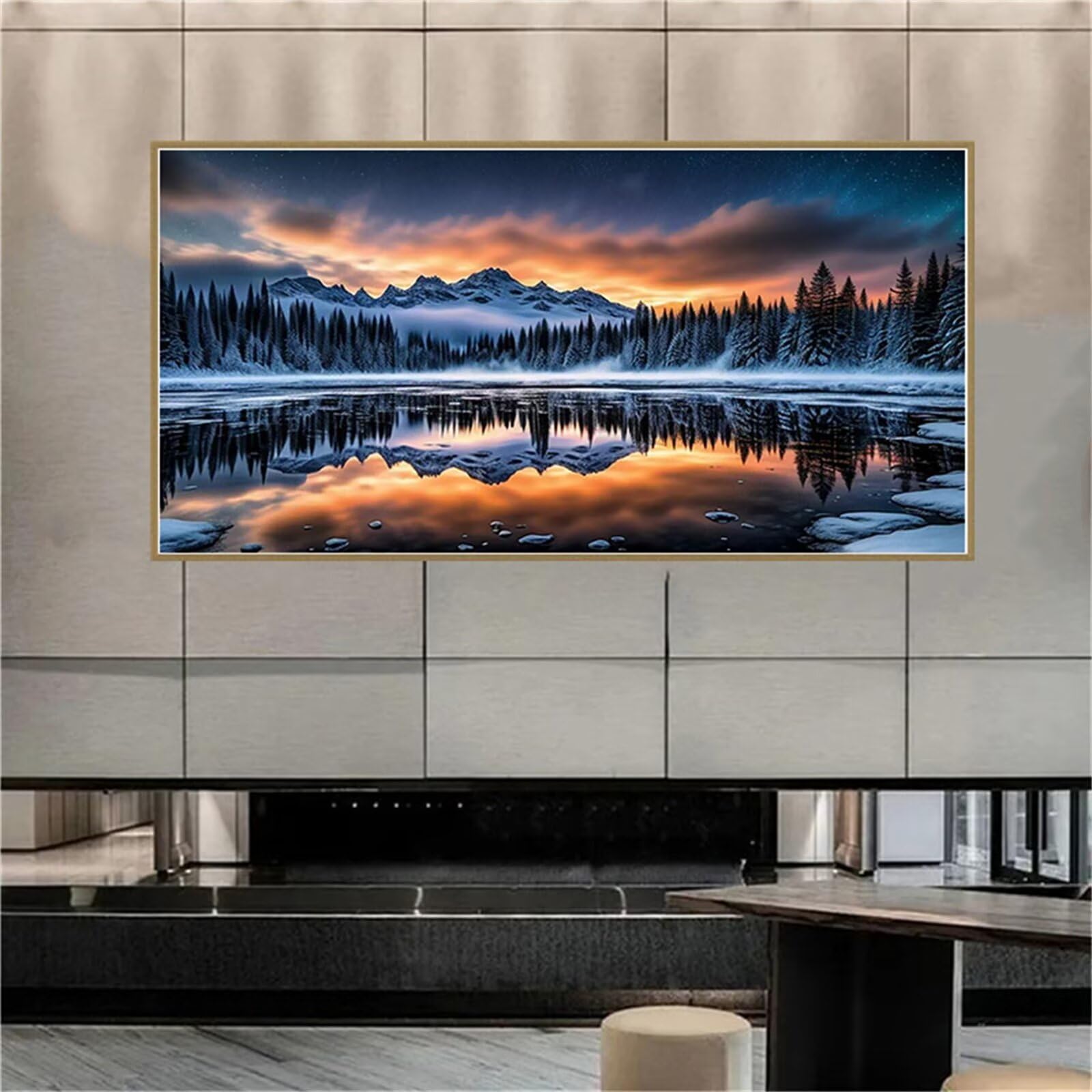 Kit Peinture Diamant coucher de soleil pour décorer votre chambre DIY