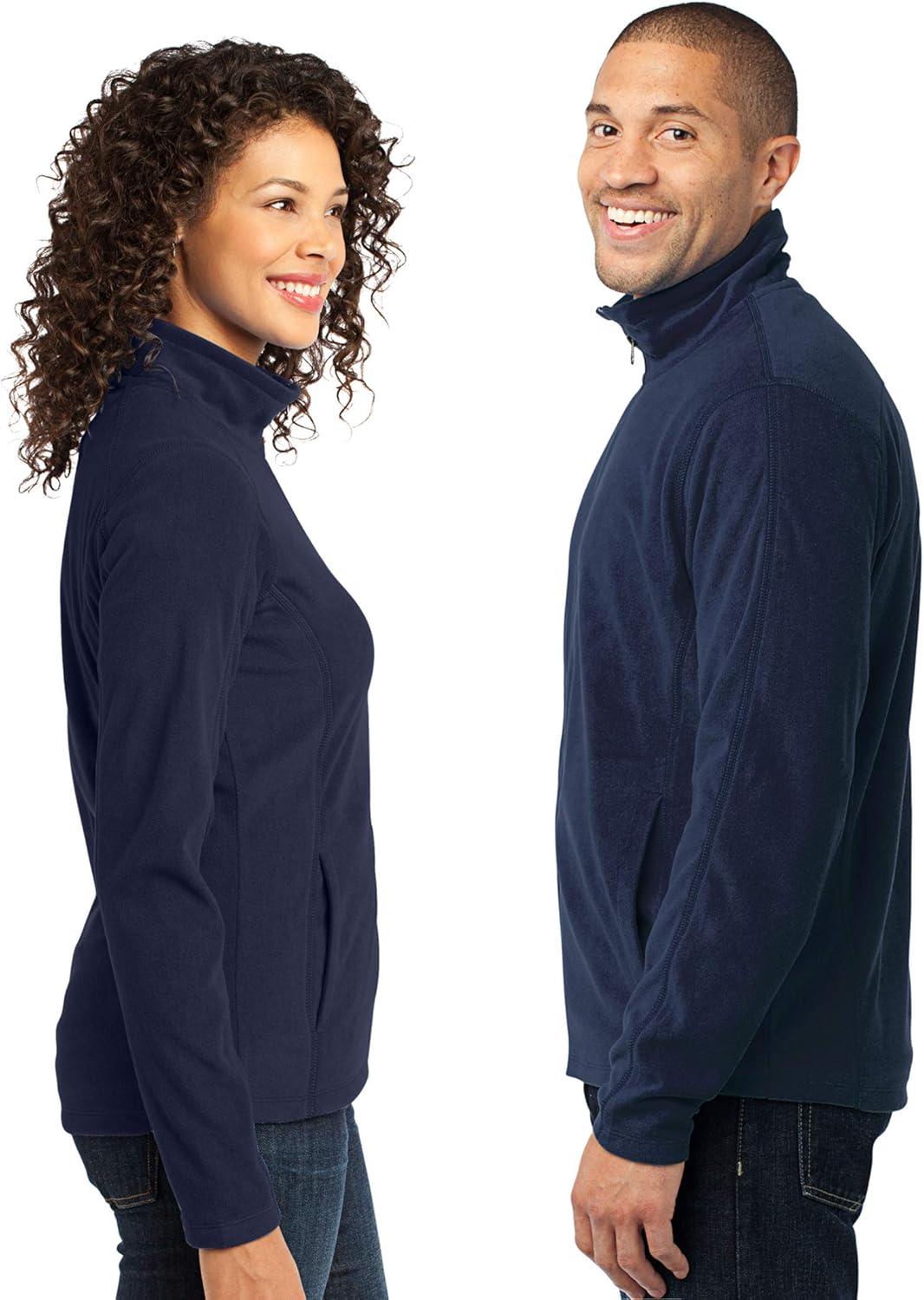 Custom Embroidered Lightweight Jacket for Men - Add Your Text - Embroidery Zip Up Fleece Outerwear