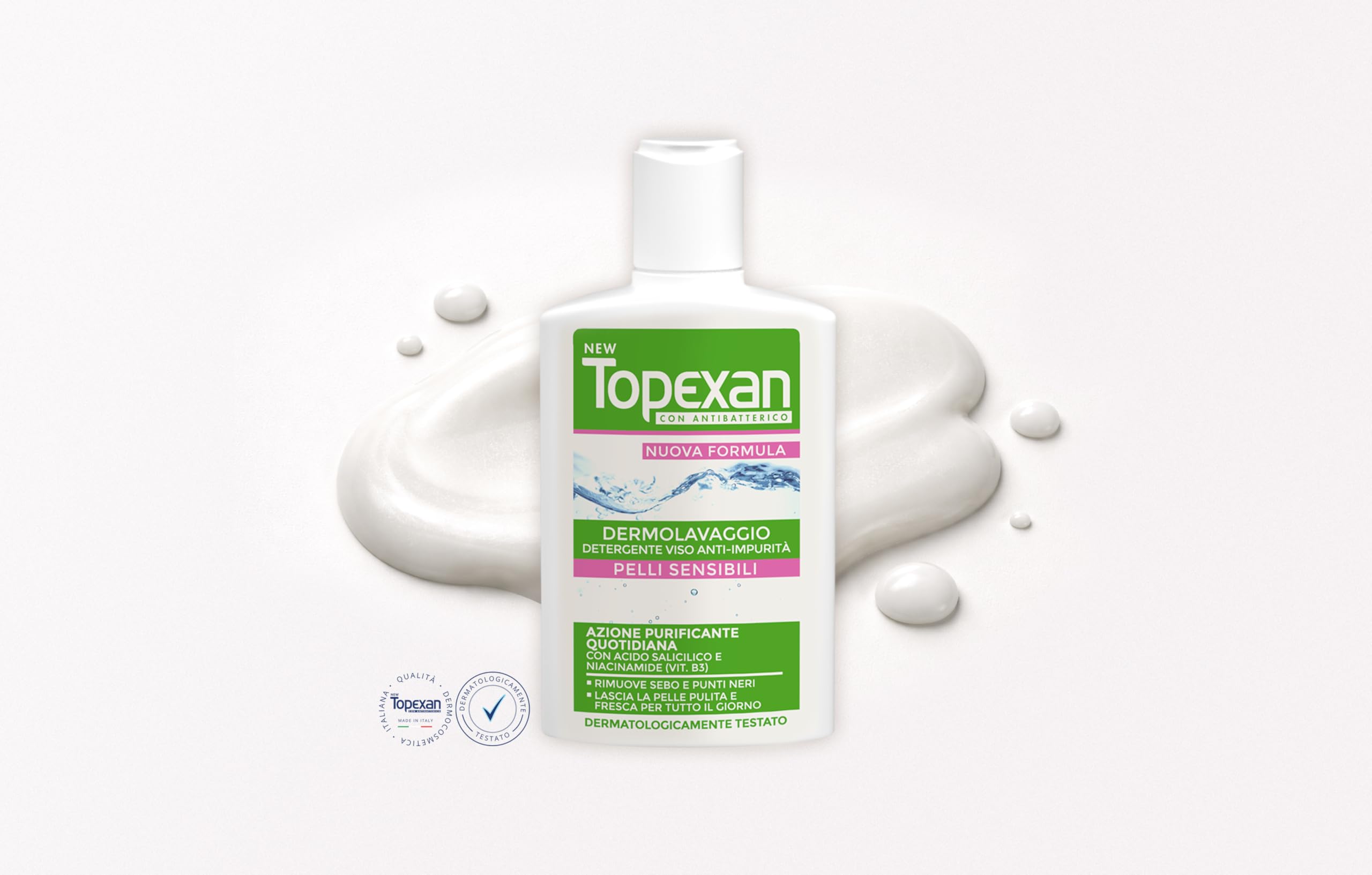 NewTopexan Dermolavaggio Anti-impurtà Pelli Sensibili