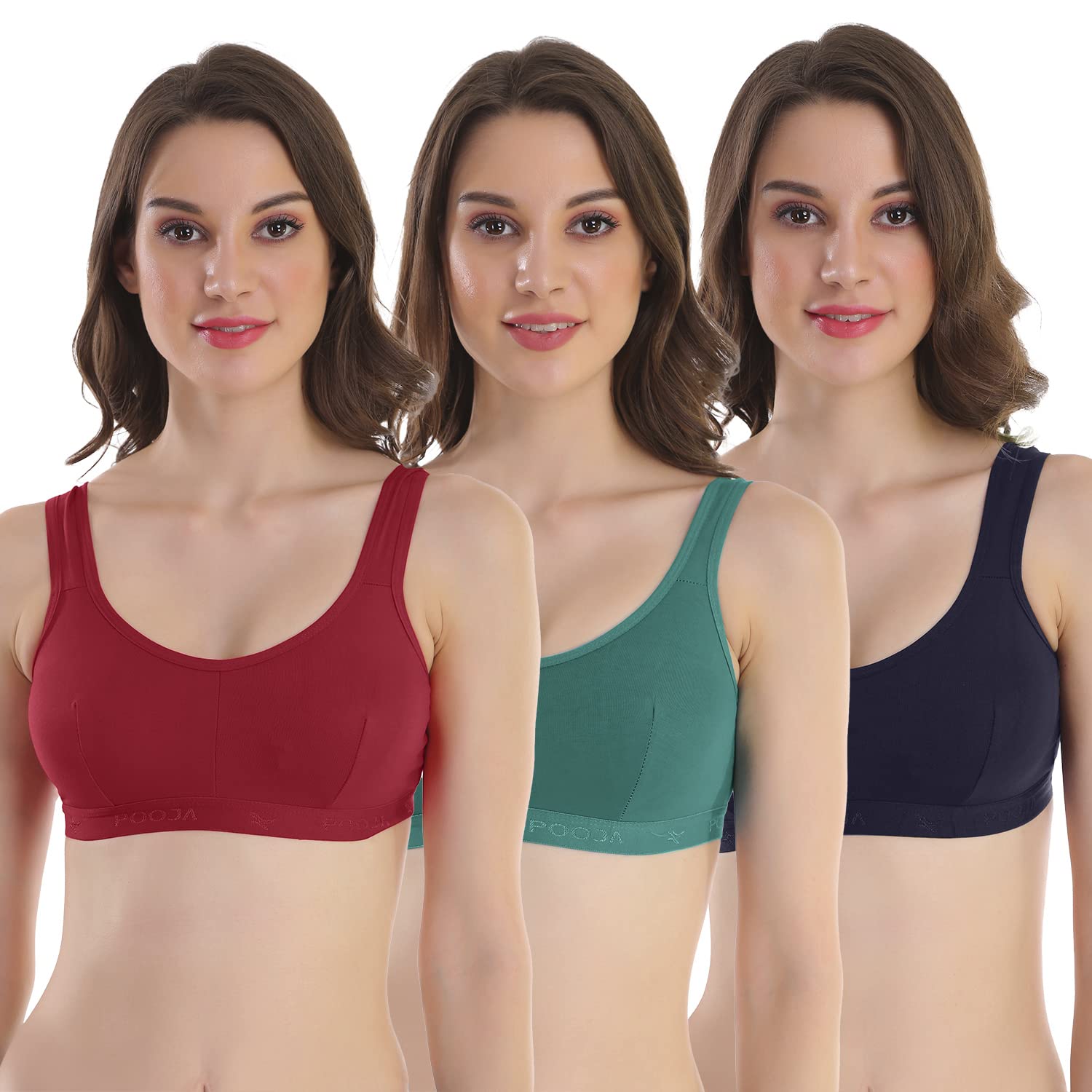 POOJARAGENEE Women Sports Bra