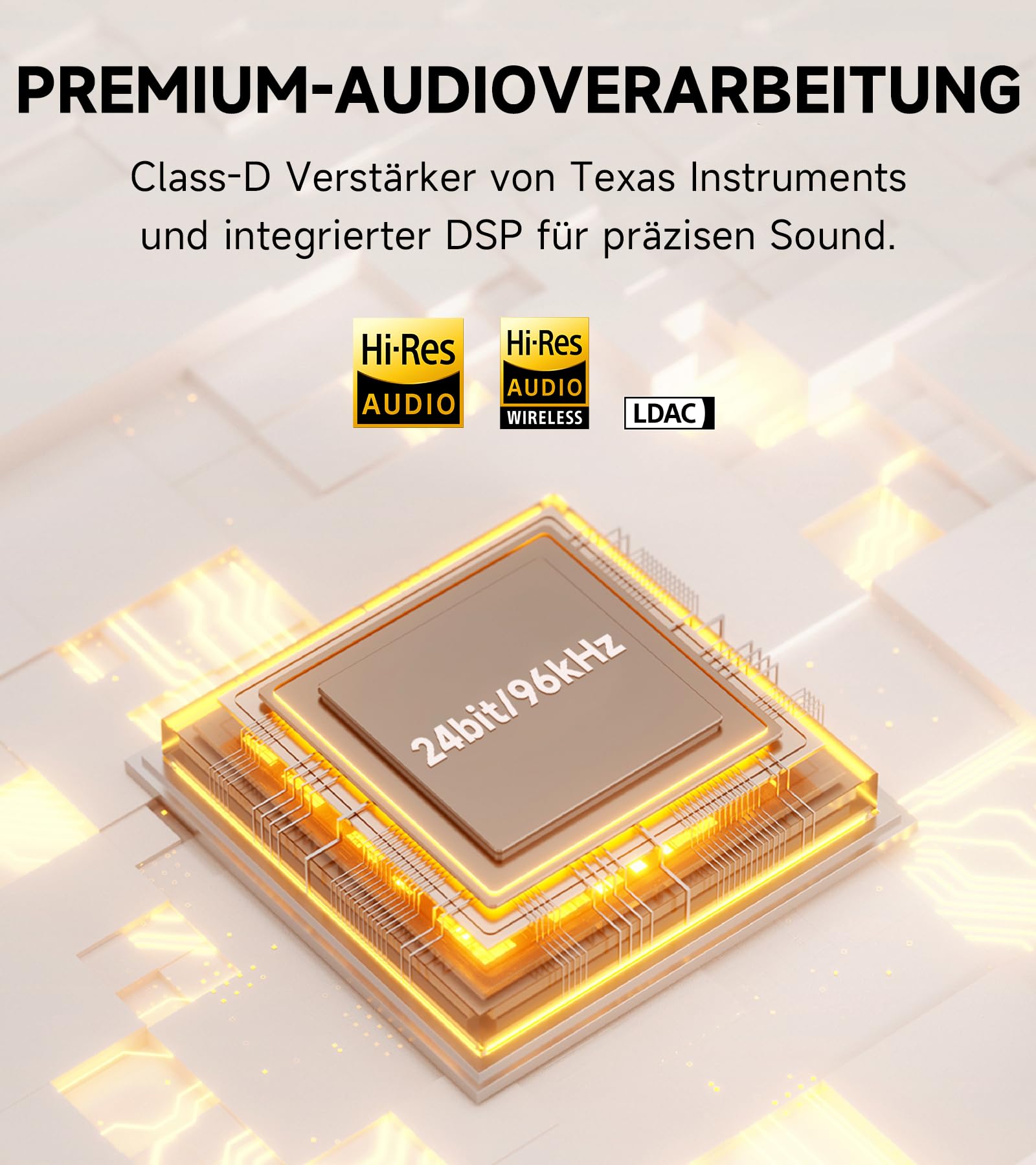 Edifier M60 Multimedia-Lautsprecher Bluetooth 5.3, 66W RMS, Hi-Res Audio & Hi-Res Wireless Audio, LDAC, 3" Mittelbass & 1" Hochtöner, USB-C & Aux-Eingänge, Kompakter Desktop Lautsprecher - Schwarz