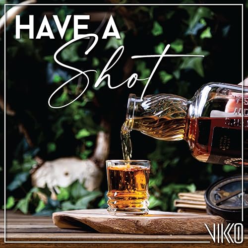 Miniatura 2 de Vikko Vasos de chupito, 2.75 onzas, juego de 6 vasos pequeños de licor y alcohol, vasos de chupito de tequila duraderos para bebidas alcohólicas y