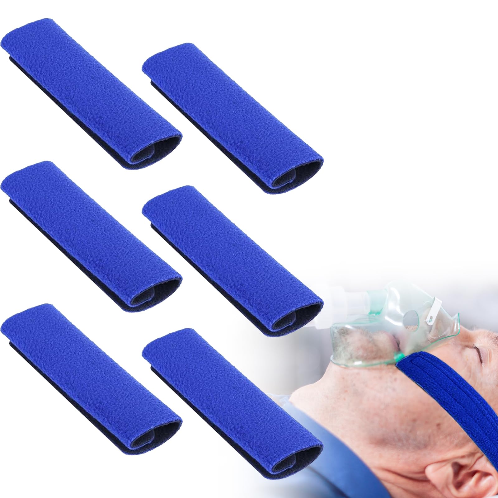 CPAP-Gurtabdeckungen (4 Stück) – Weiche Komfortpolster Für Schlafapnoe-Masken, Waschbar & Passend Für Nasen- Und Vollgesichtsmasken