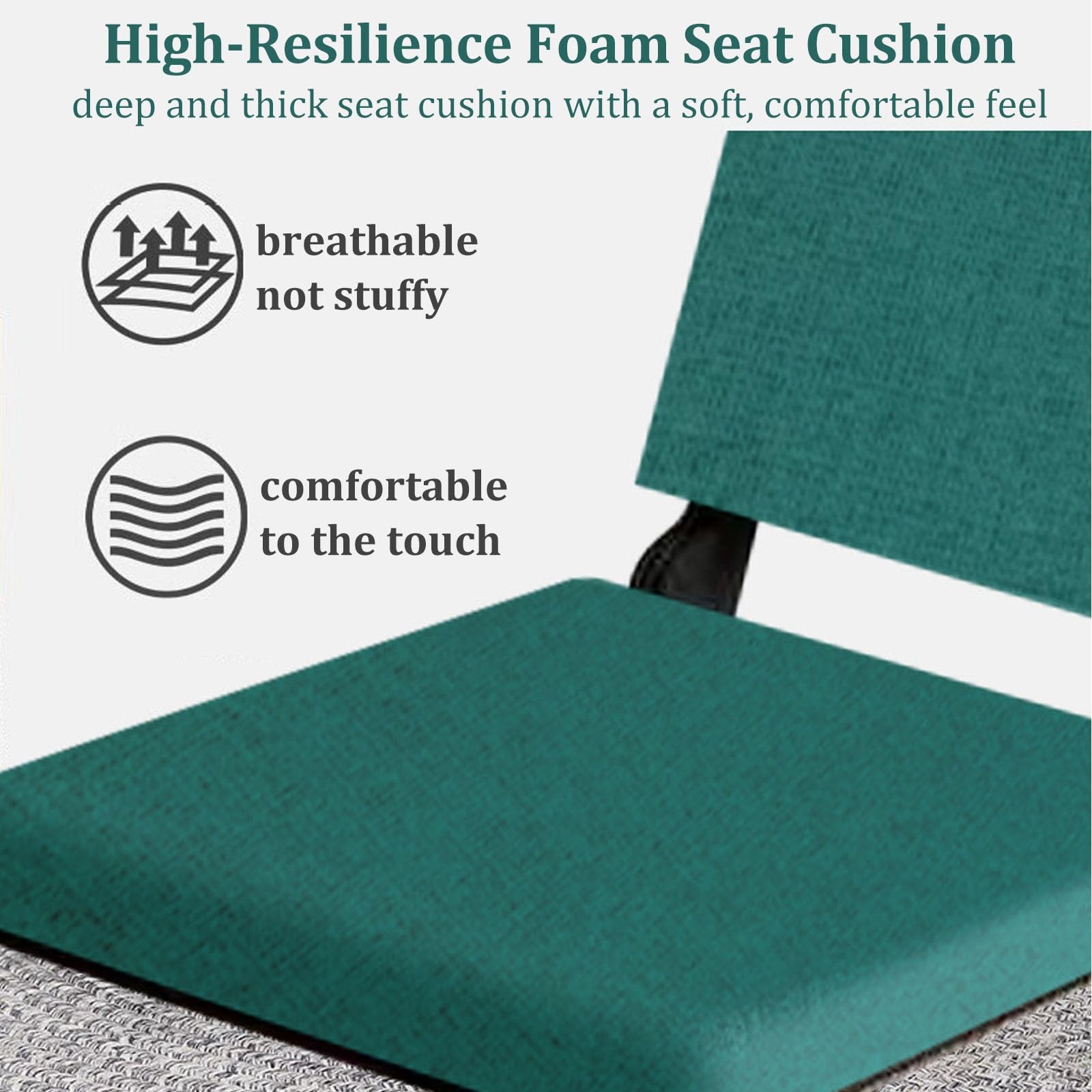 Silla de Piso Japonesa con Respaldo Ajustable, Sofá Perezoso Plegable, Sillas de Piso de Yoga for Meditación, Asiento con Cojín de Tatami for Ventana Salediza(Grey,S)