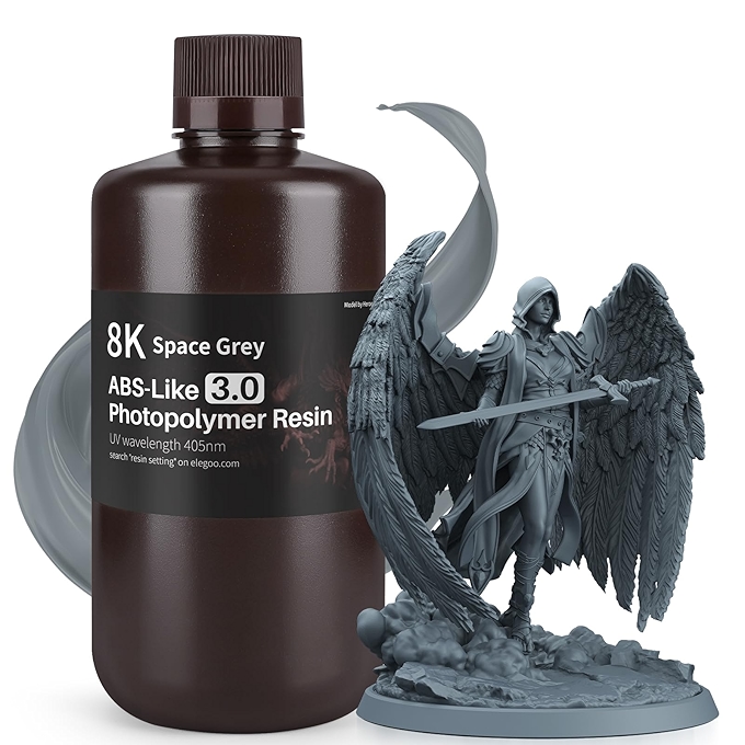 ELEGOO 高精度快干ABS类光敏树脂 灰色