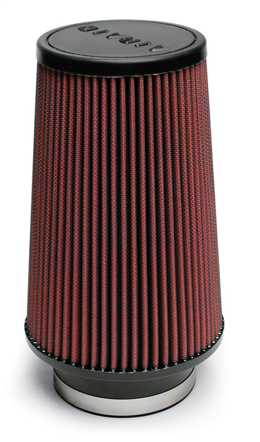 Airaid 701-470 Universal Clamp-On Air Filter: Round Tapered; 4 in (102 mm) Flange ID; 9 in (229 mm) Height; 6 in (152 mm) Base; 4.625 in (117 mm) Top