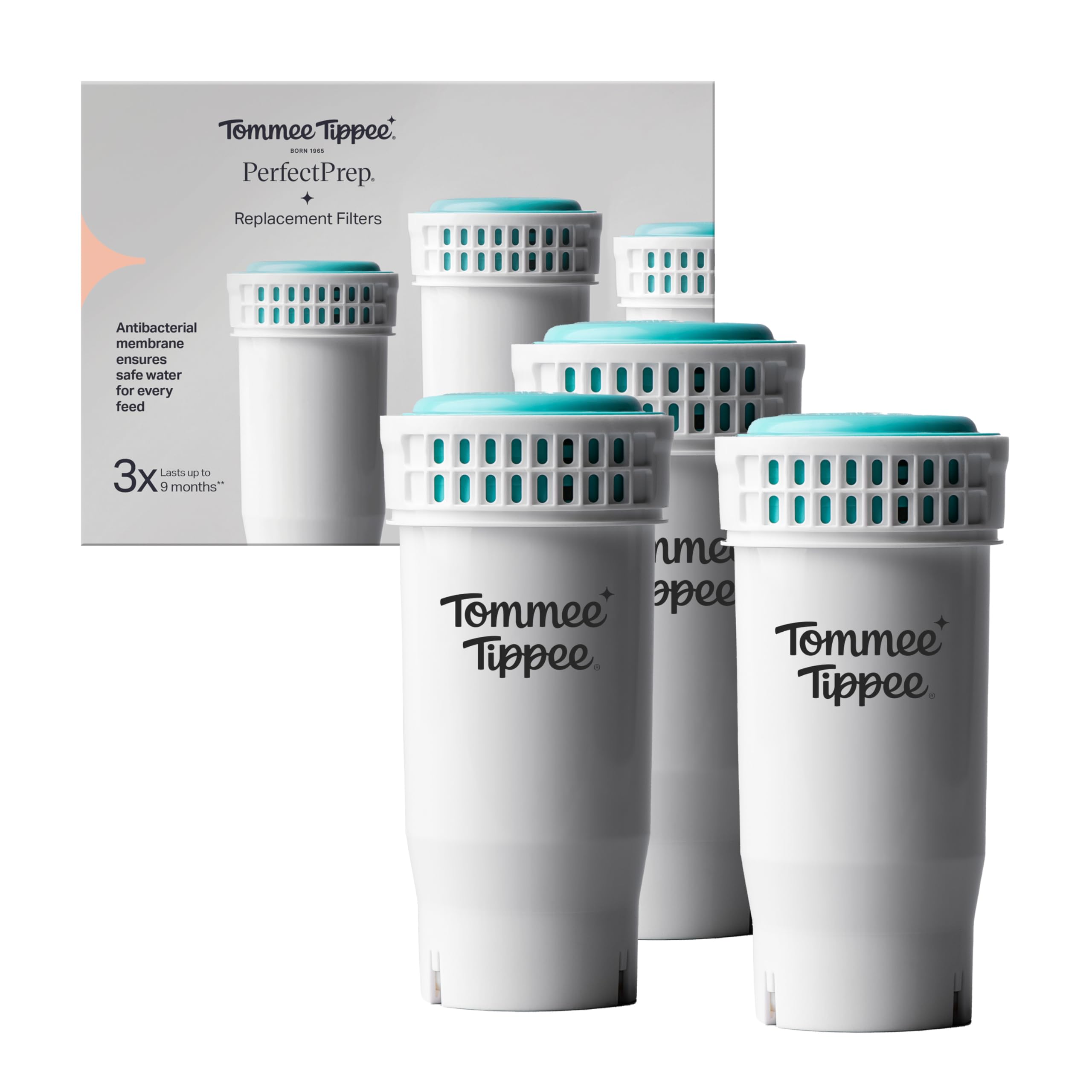 Tommee Tippee Perfect Prep Replacement Filter Pack of 3 Antibacterial