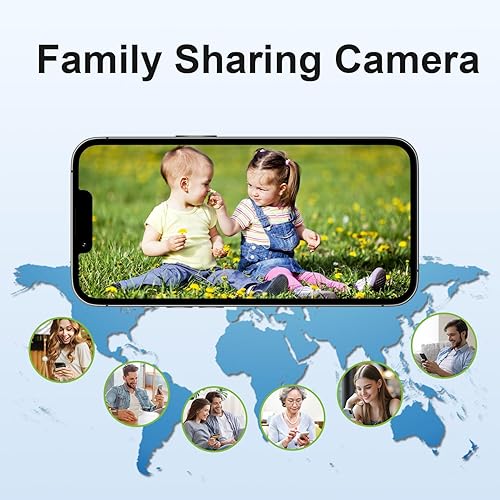 Miniatura 8 de Cámara de seguridad celular 4G, Sin cámara de seguridad WiFi, Cámaras para seguridad en el hogar, Vista en vivo 360, Visión nocturna a color 2K,